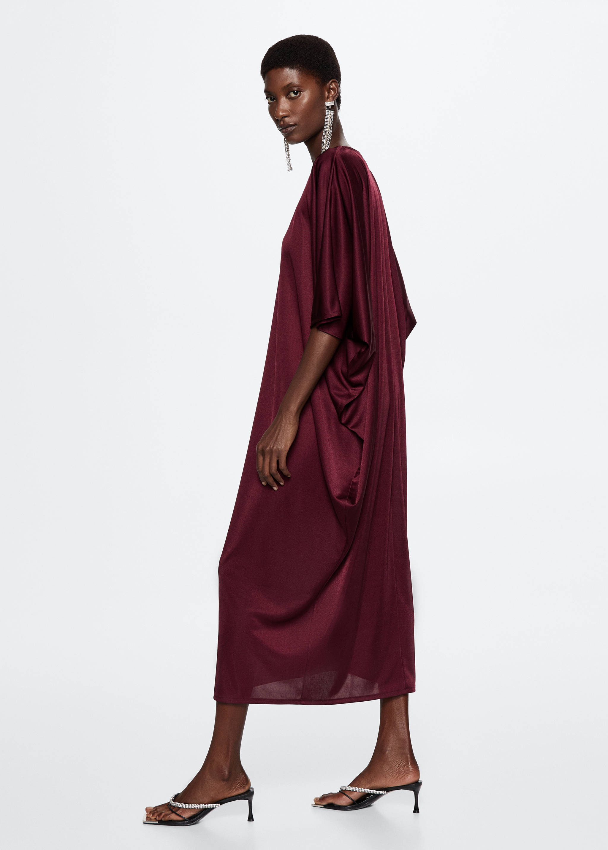 Fließendes Satinkleid - Detail des Artikels 2