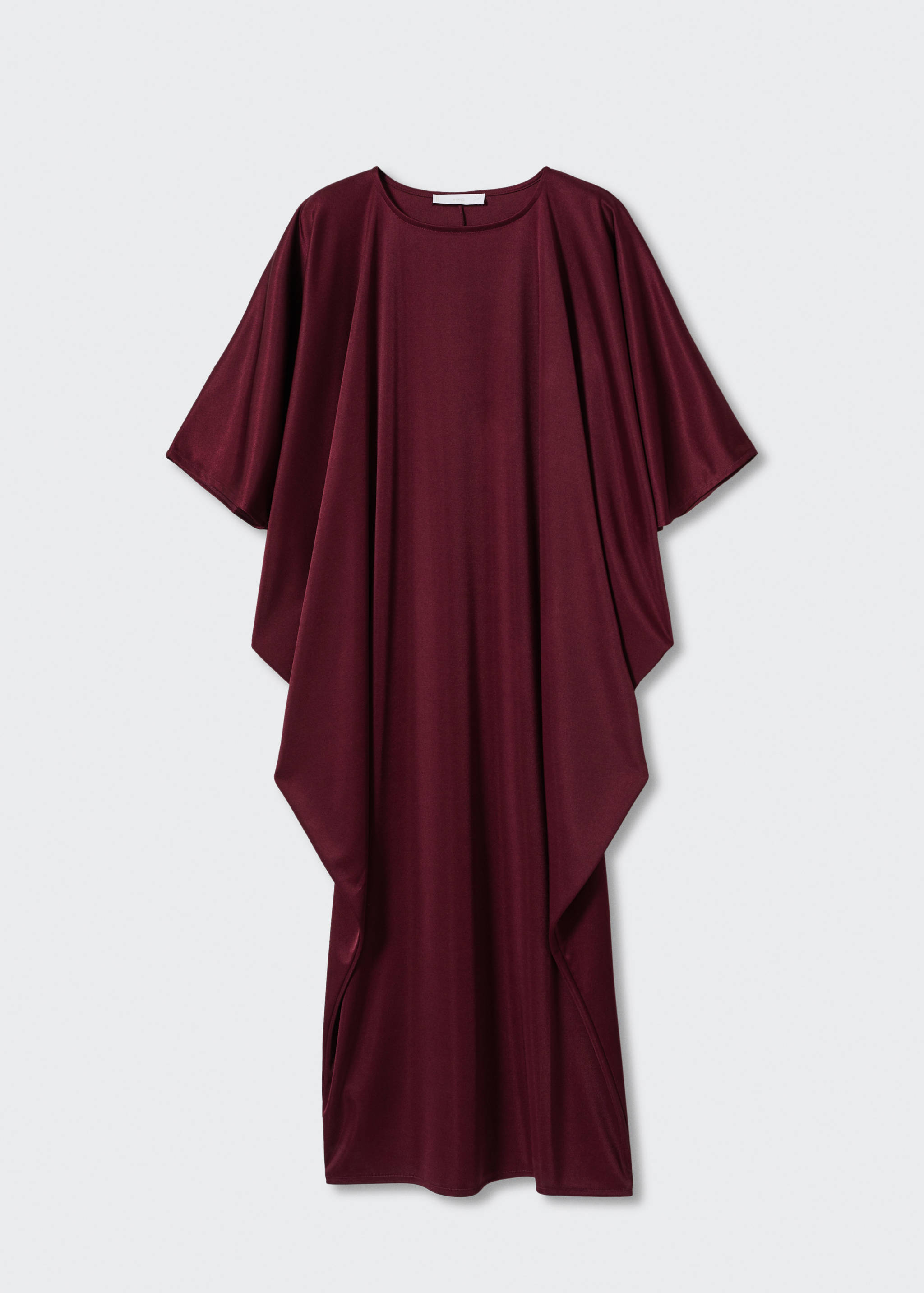 Fließendes Satinkleid - Artikel ohne Model