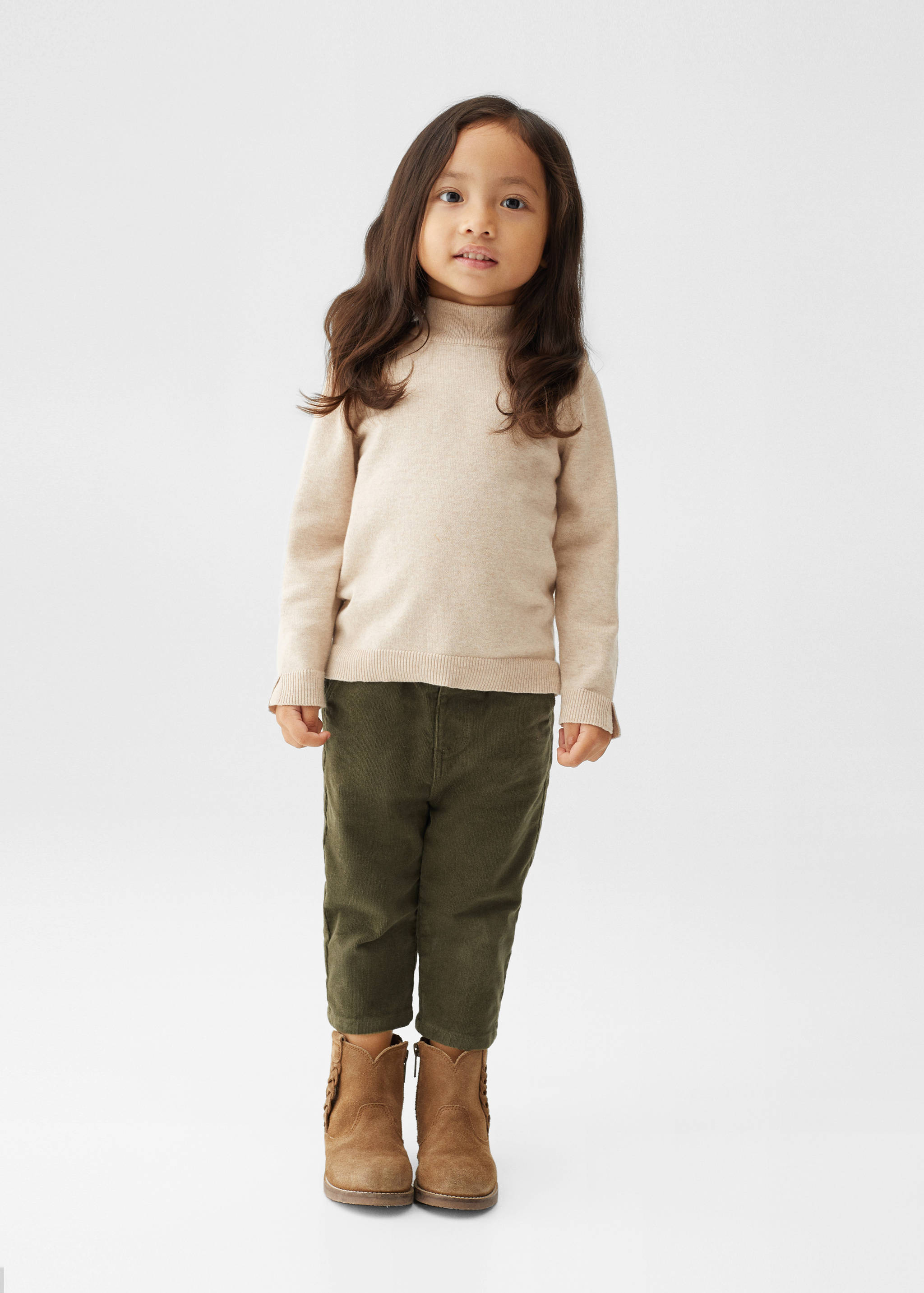 Pantalon droit velours milleraies - Plan général