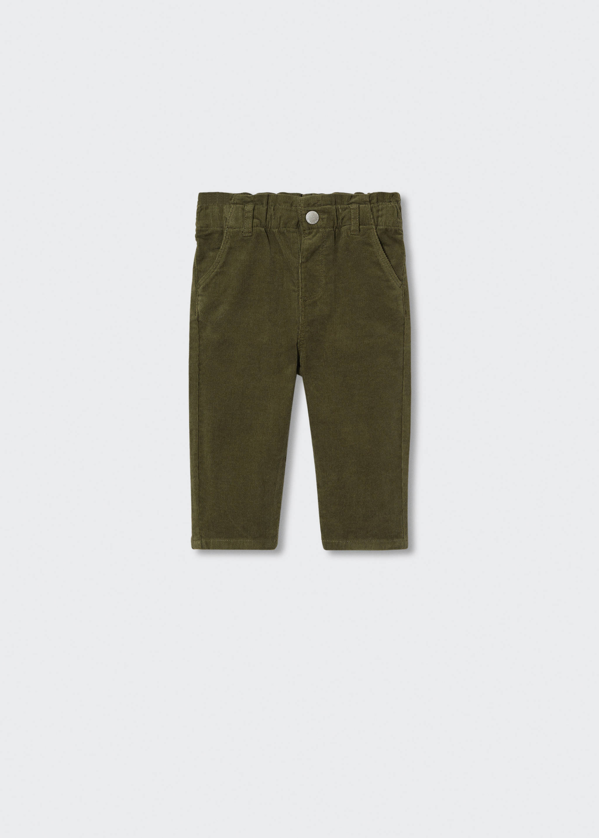 Pantalon droit velours milleraies - Article sans modèle
