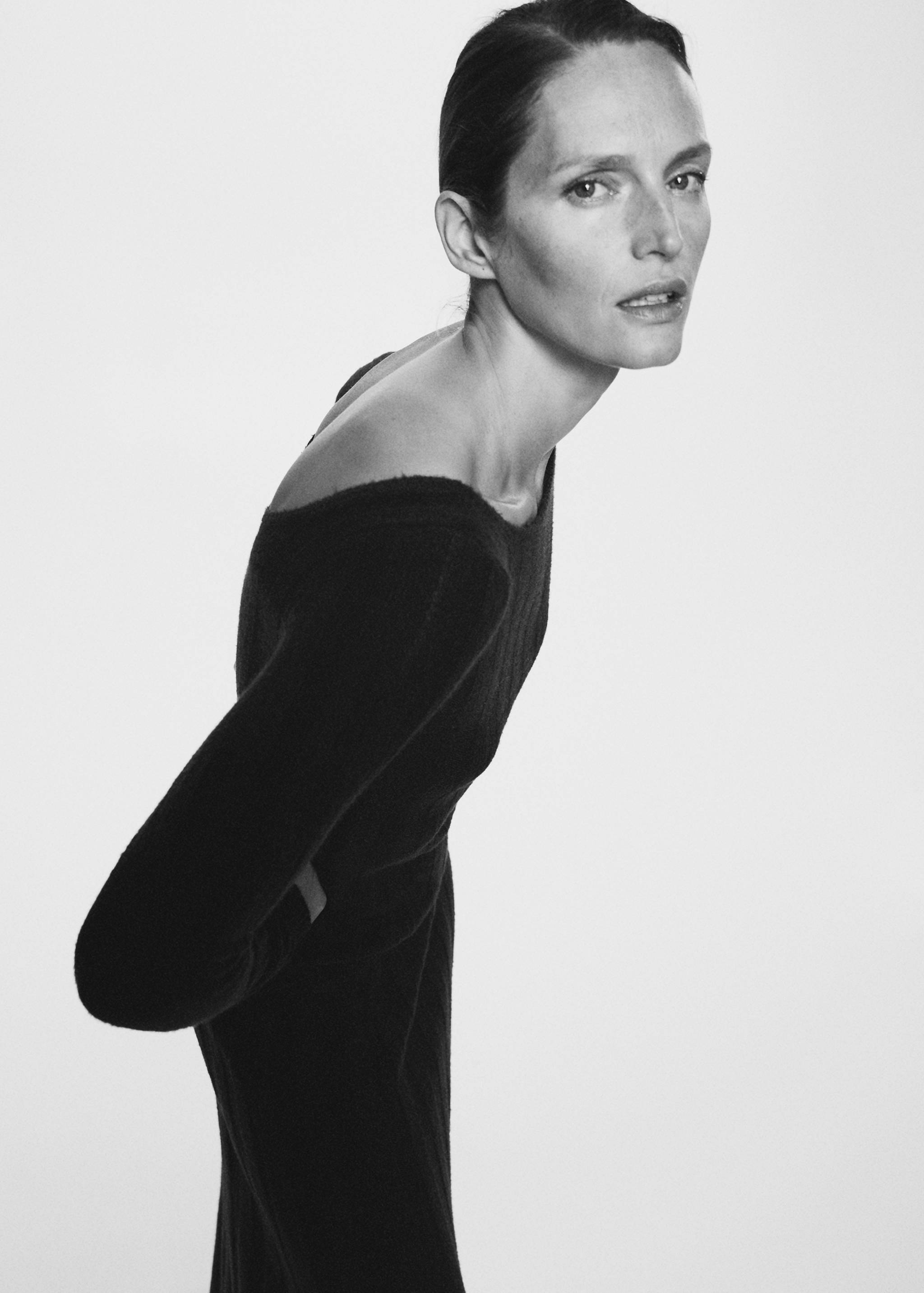 Vestit midi canalé - Detall de l'article 1