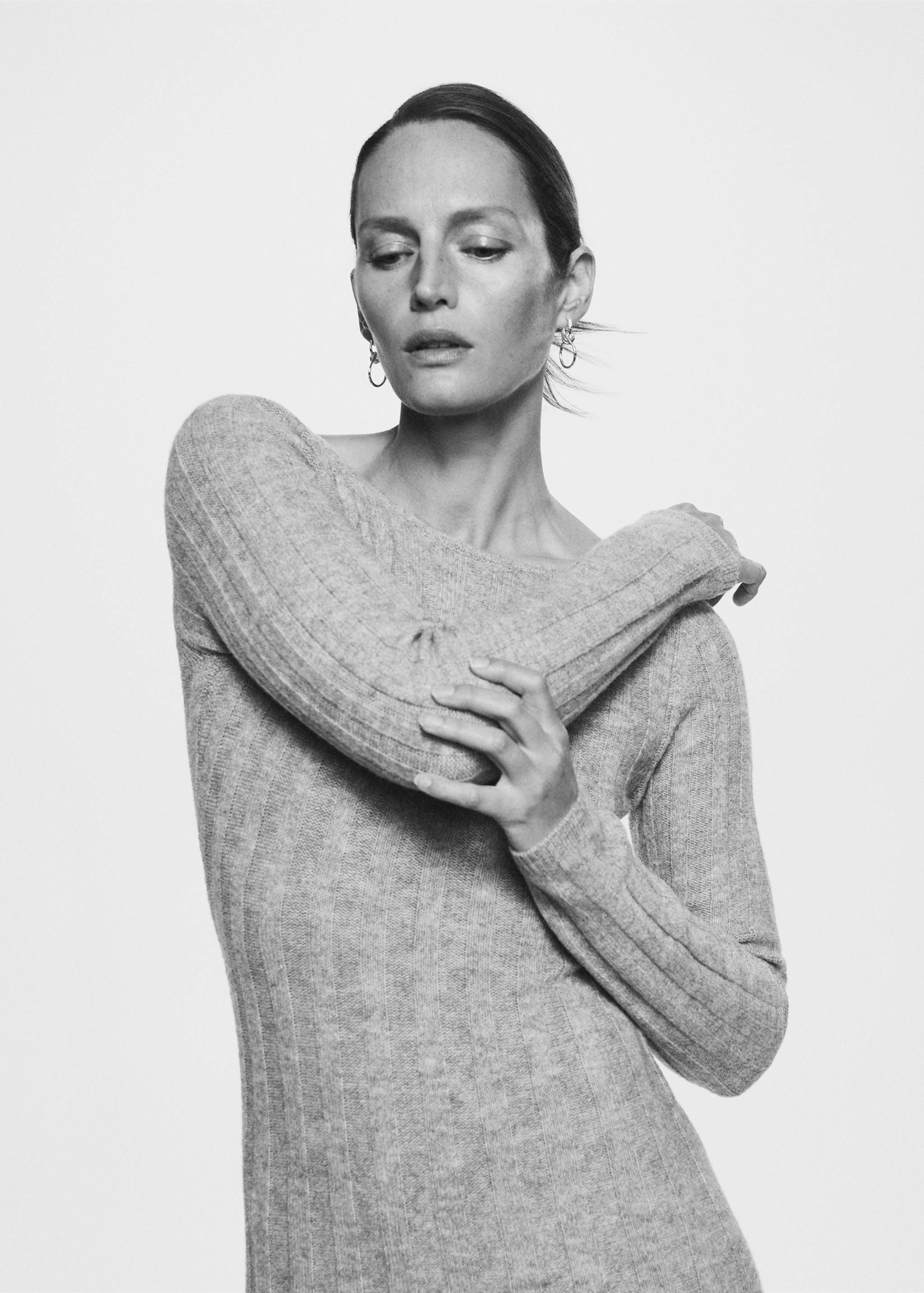 Vestit midi canalé - Detall de l'article 1