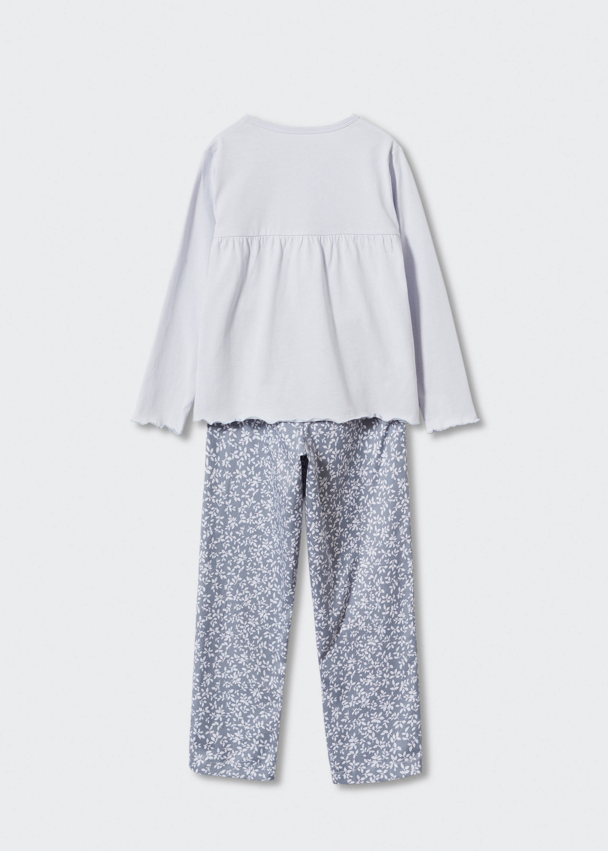 Pijama llarg estampat - Revers de l'article