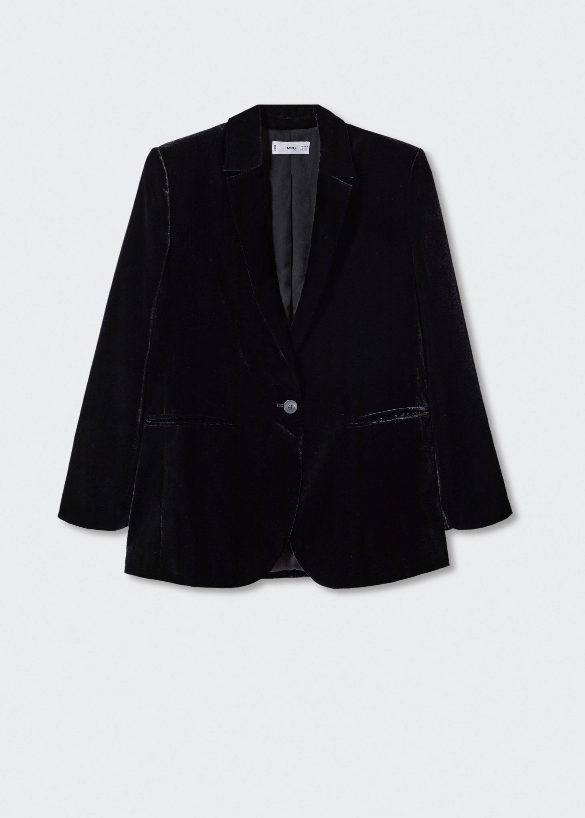 Velvet suit blazer - Article without model
