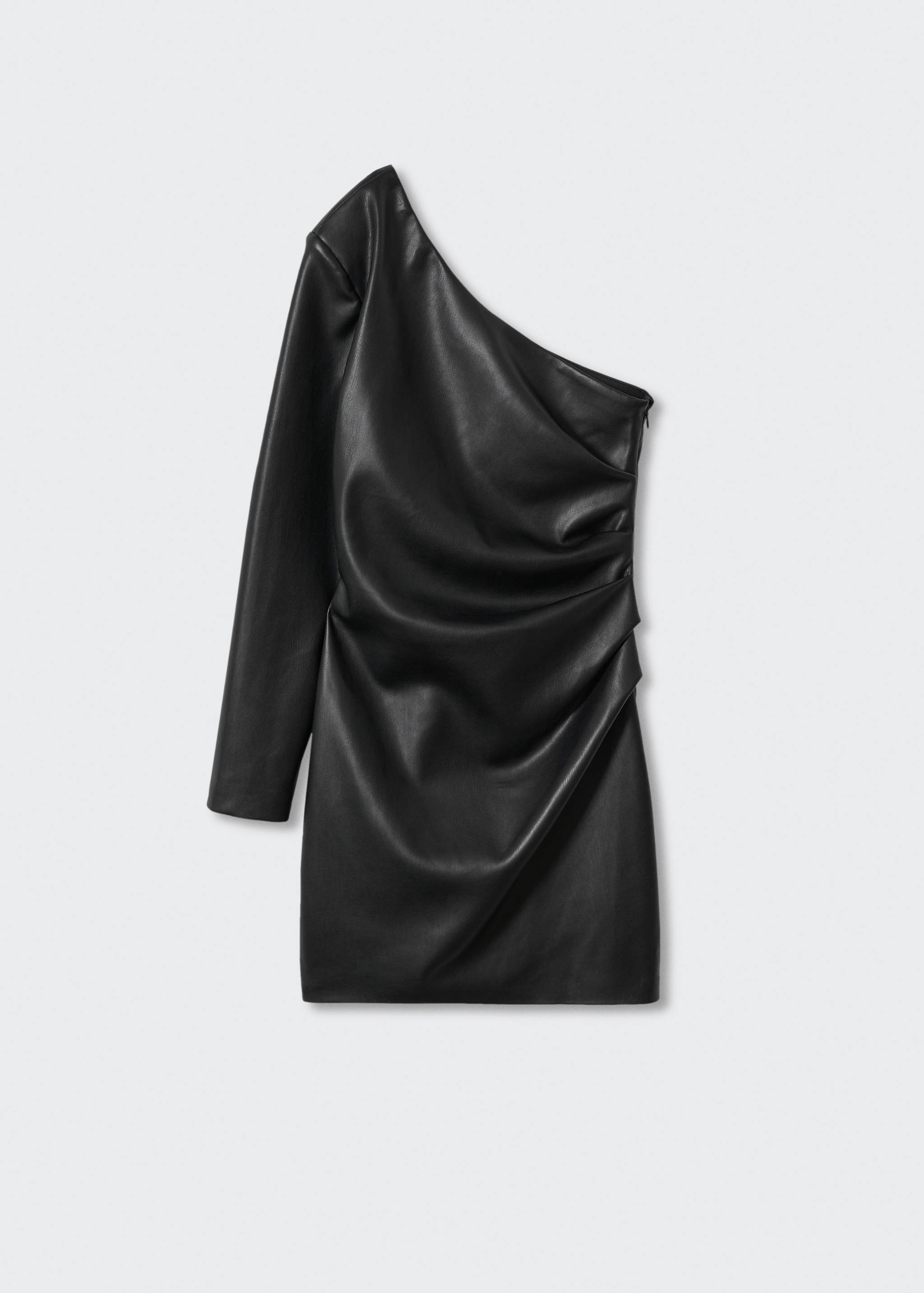 Vestido asimétrico efecto piel - Artículo sin modelo