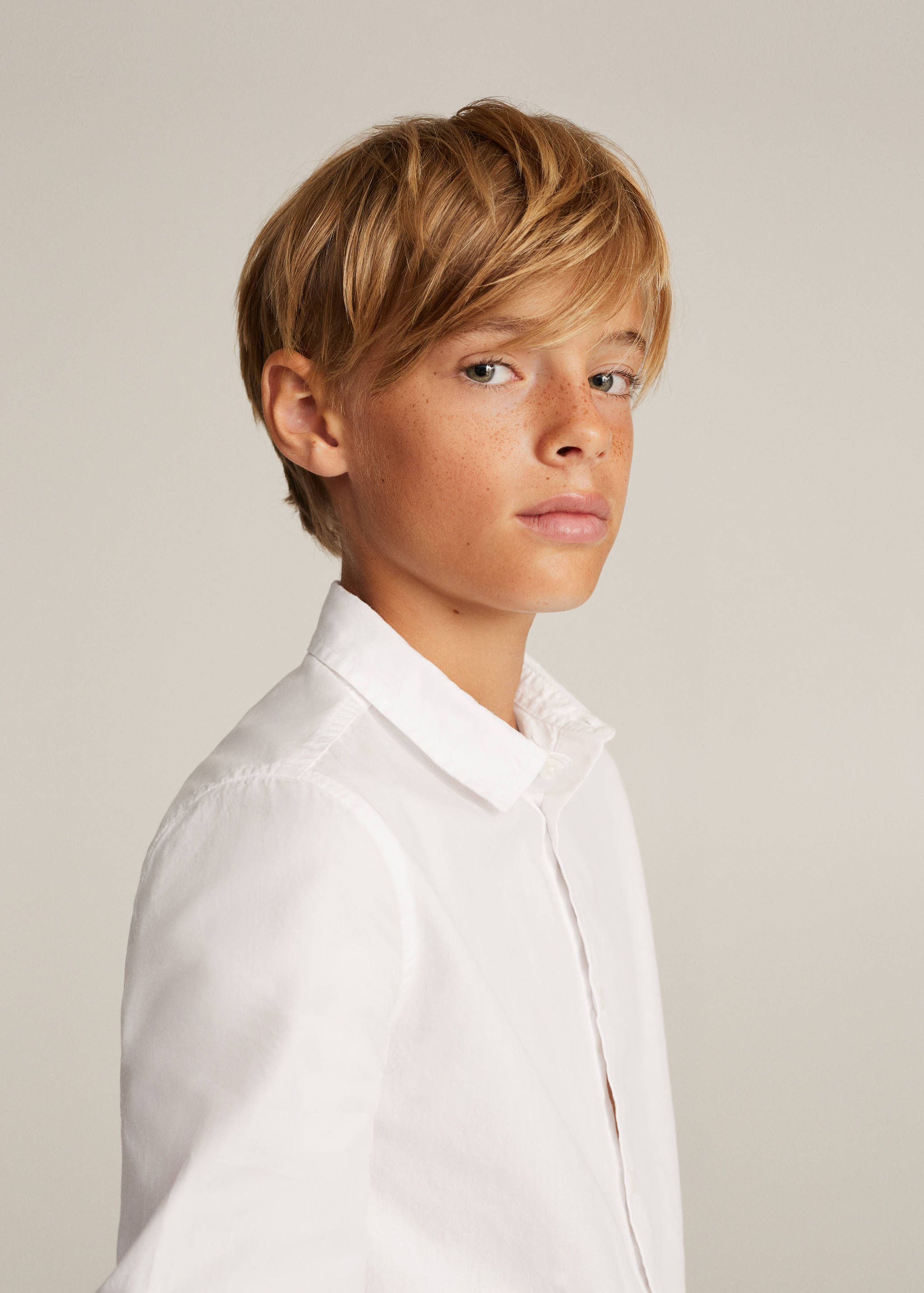 Essential cotton-blend shirt - Details of the article 1