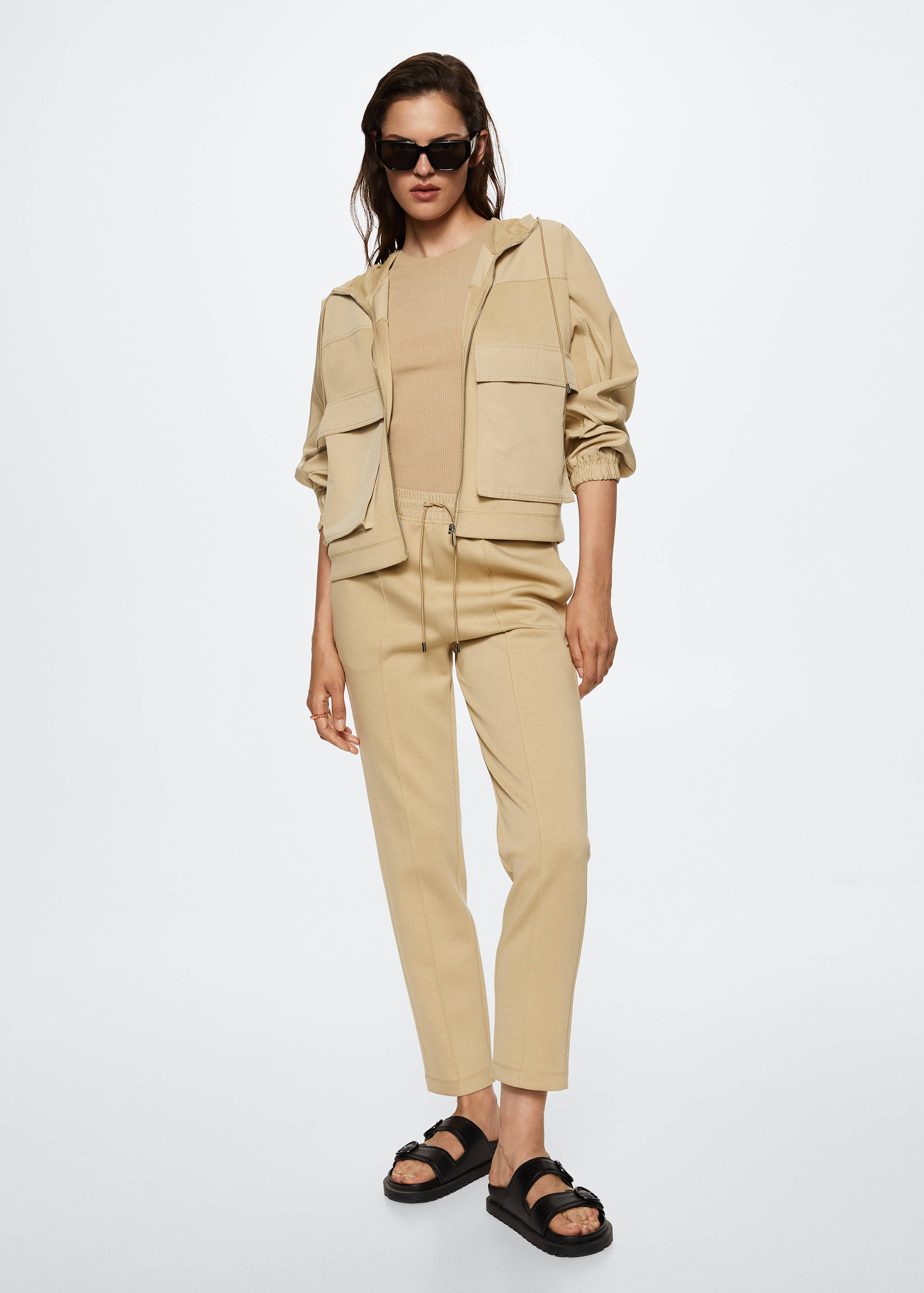 Sweat-shirt oversize poches  - Plan général