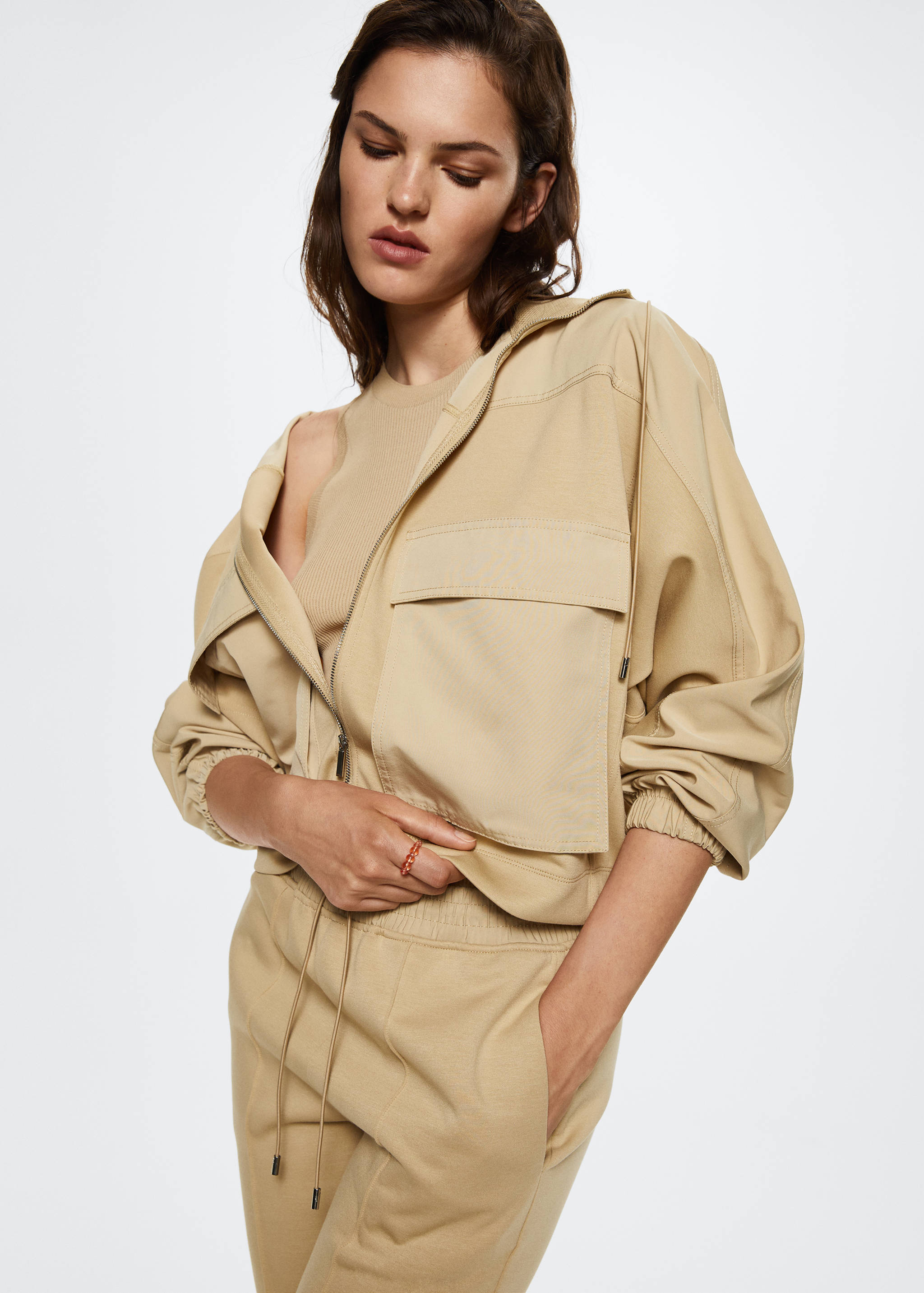 Sweat-shirt oversize poches  - Détail de l'article 2