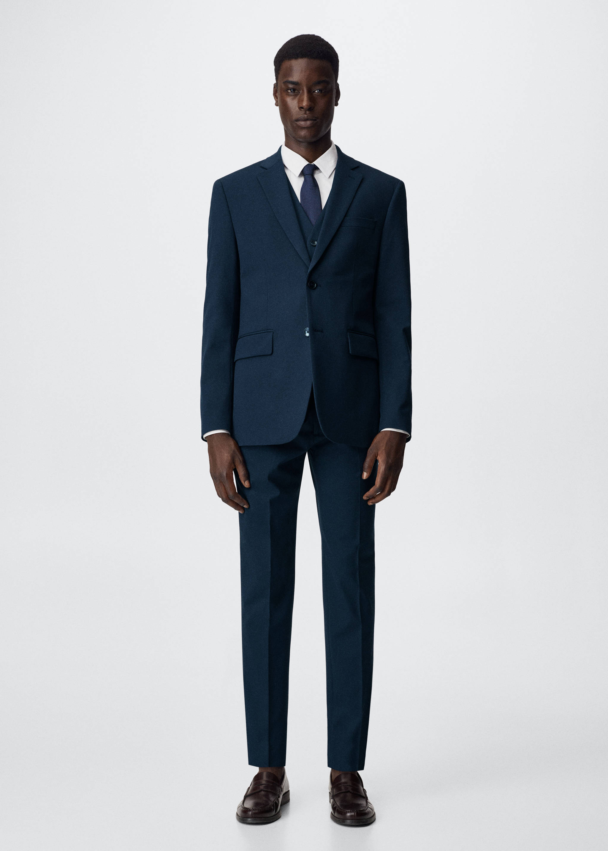 Veste de costume slim fit - Plan général