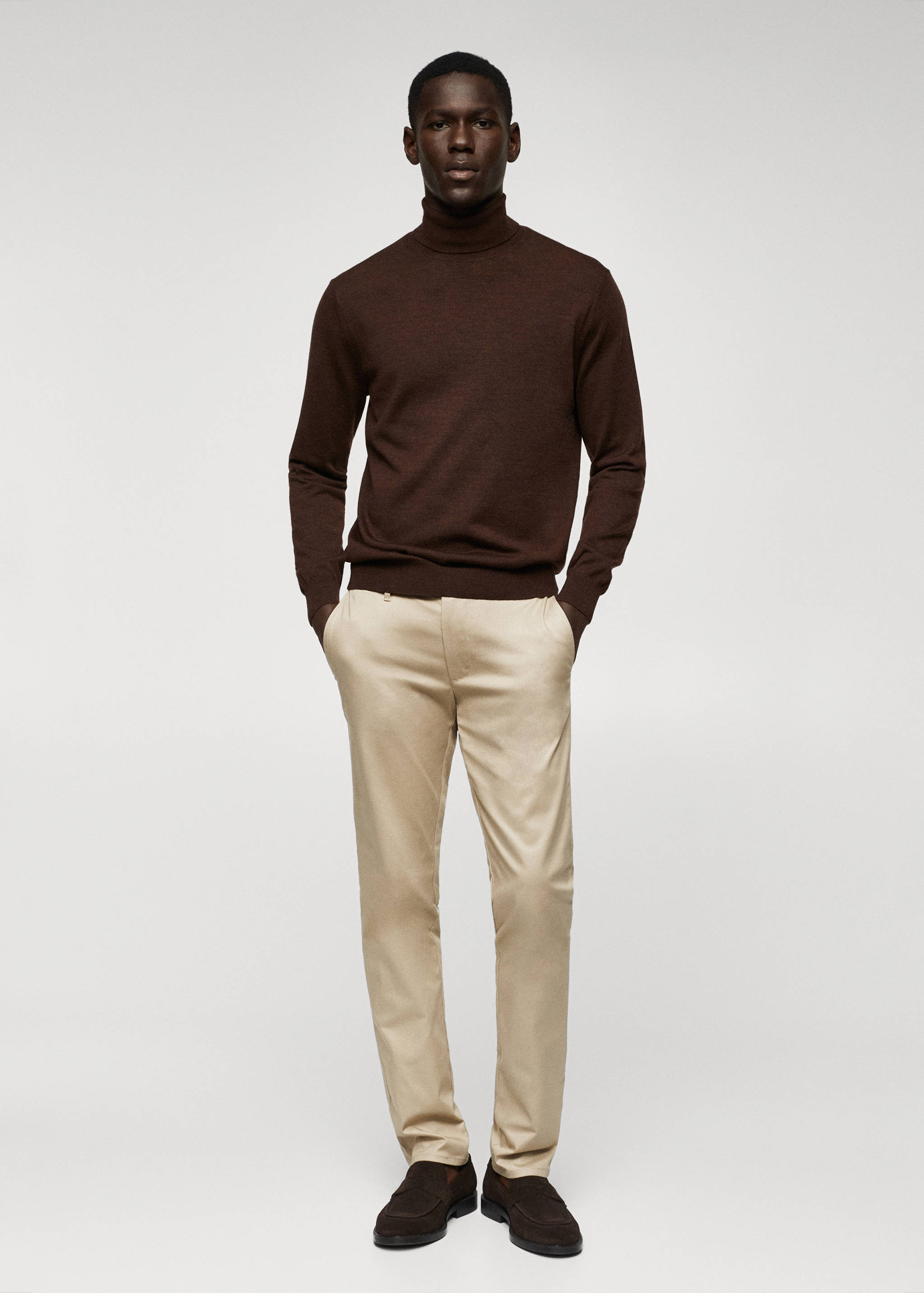 Pantalons xinesos skinny - Pla general