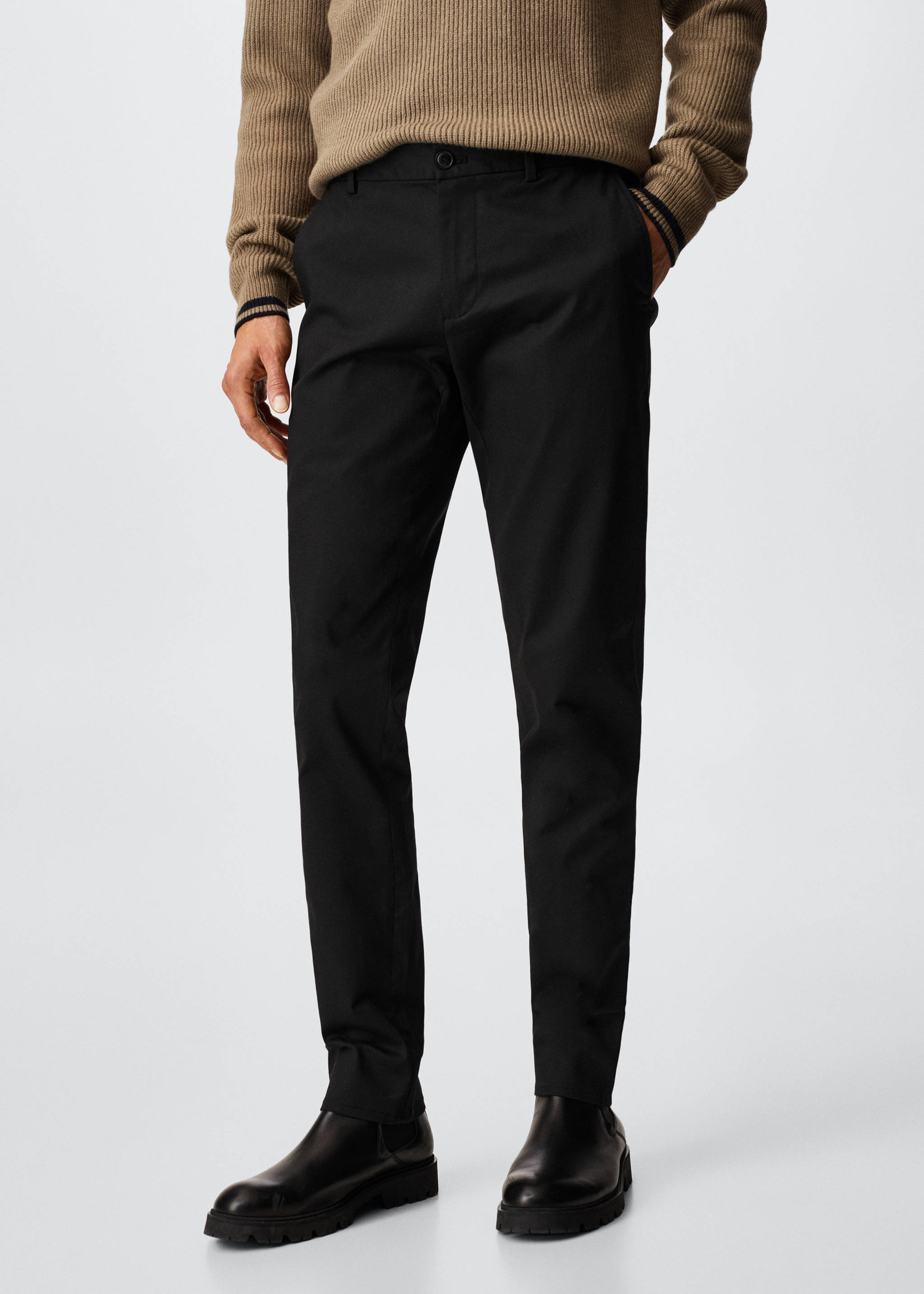 Skinny chino trousers - Medium plane