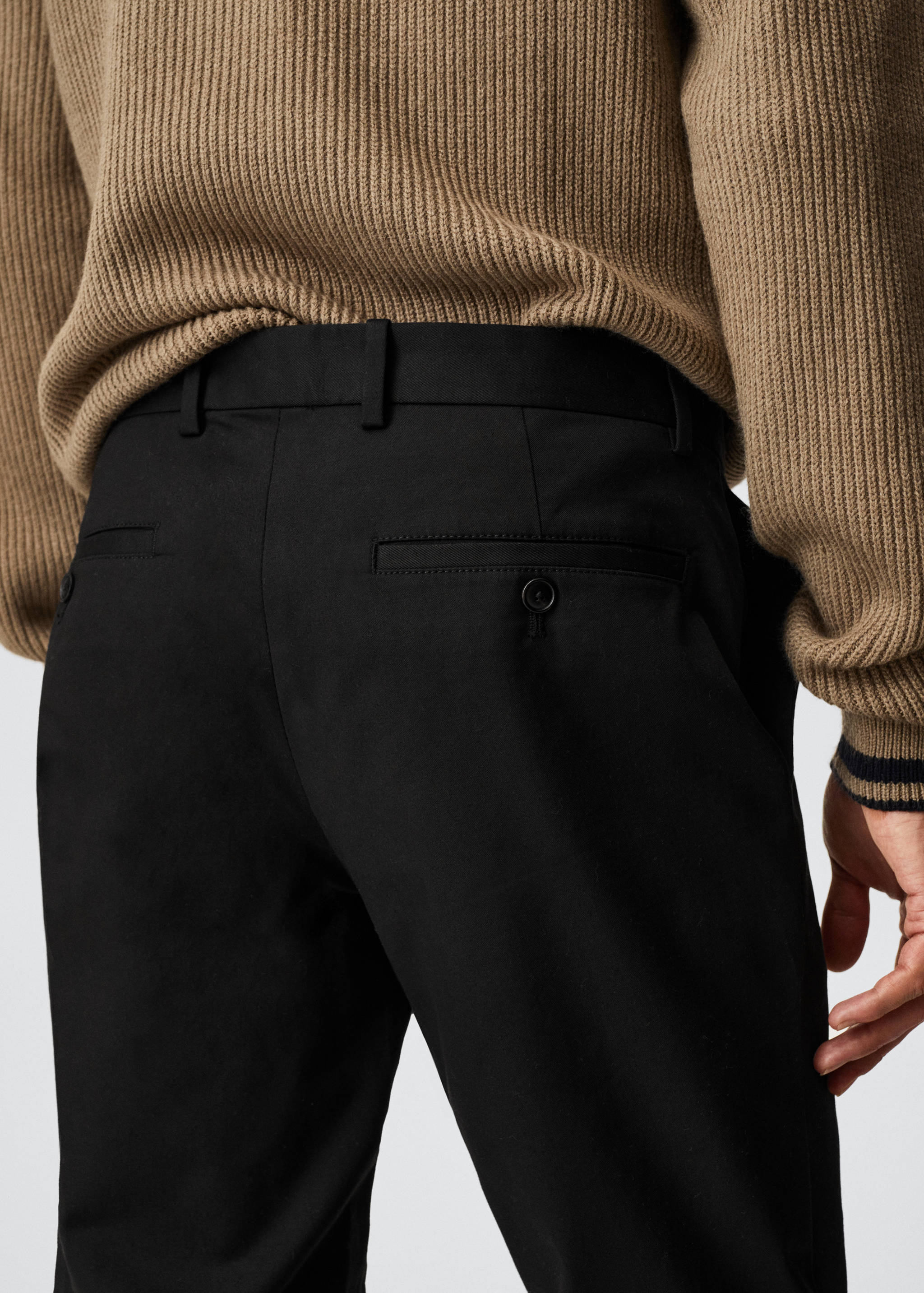 Skinny chino trousers - Details of the article 4