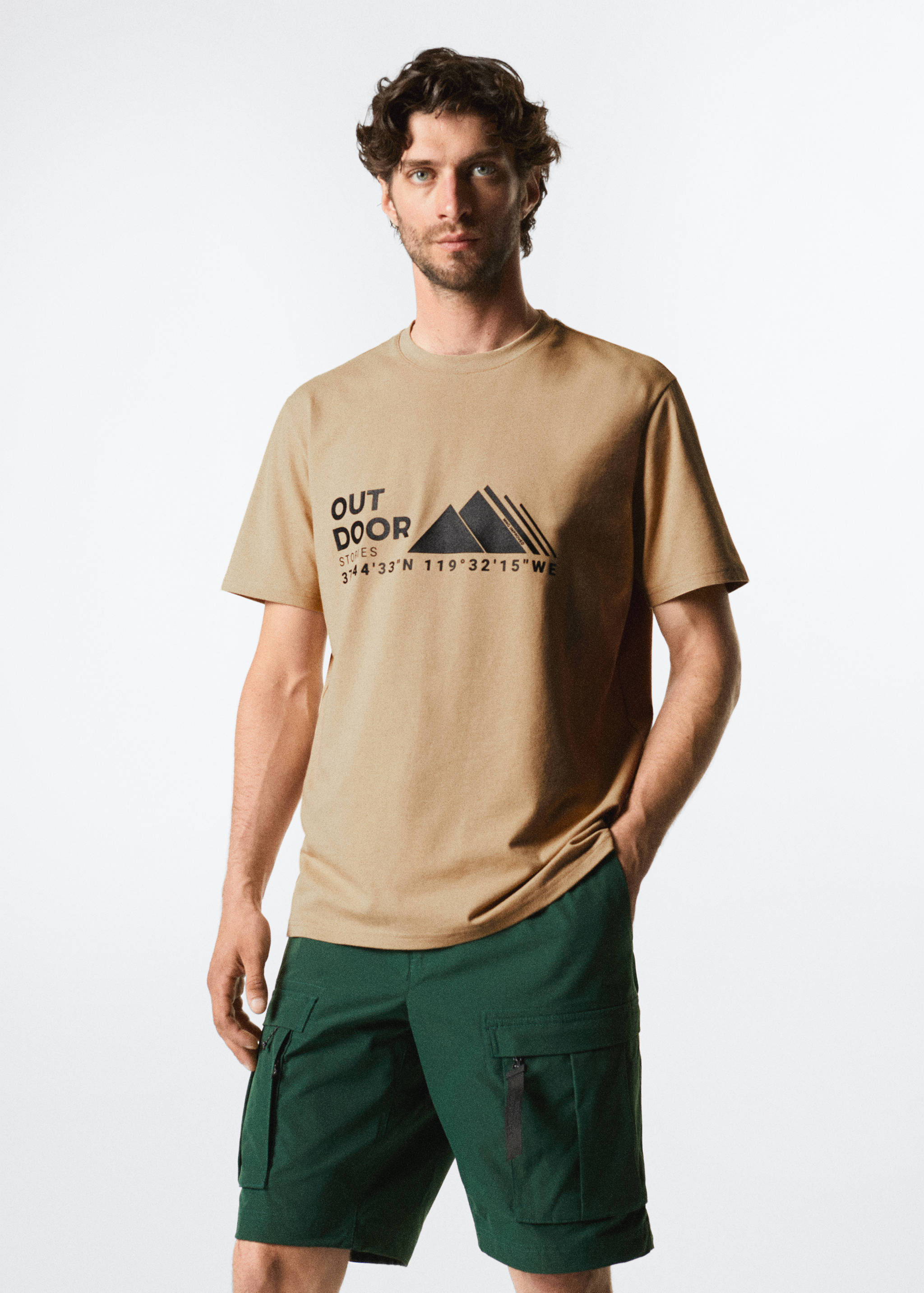 Samarreta transpirable estampada - Pla mig