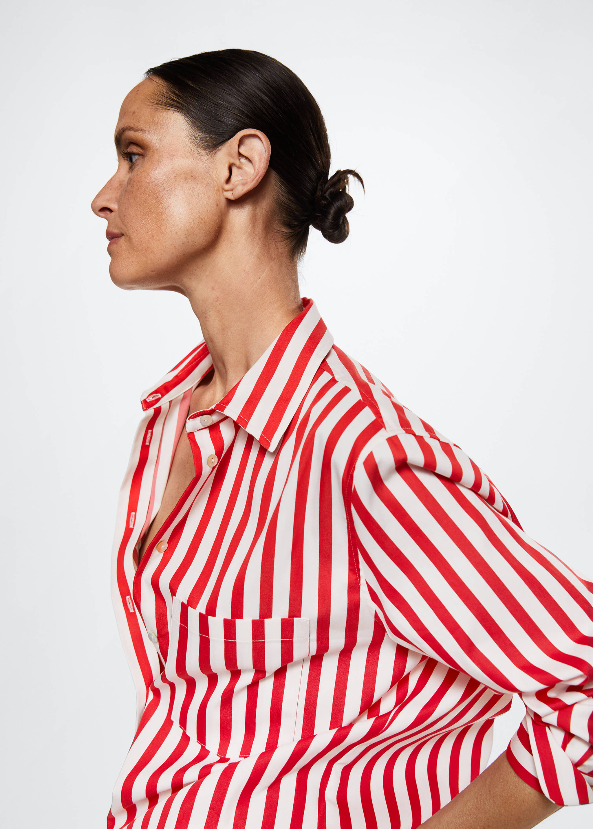 Striped cotton shirt - Details of the article 1