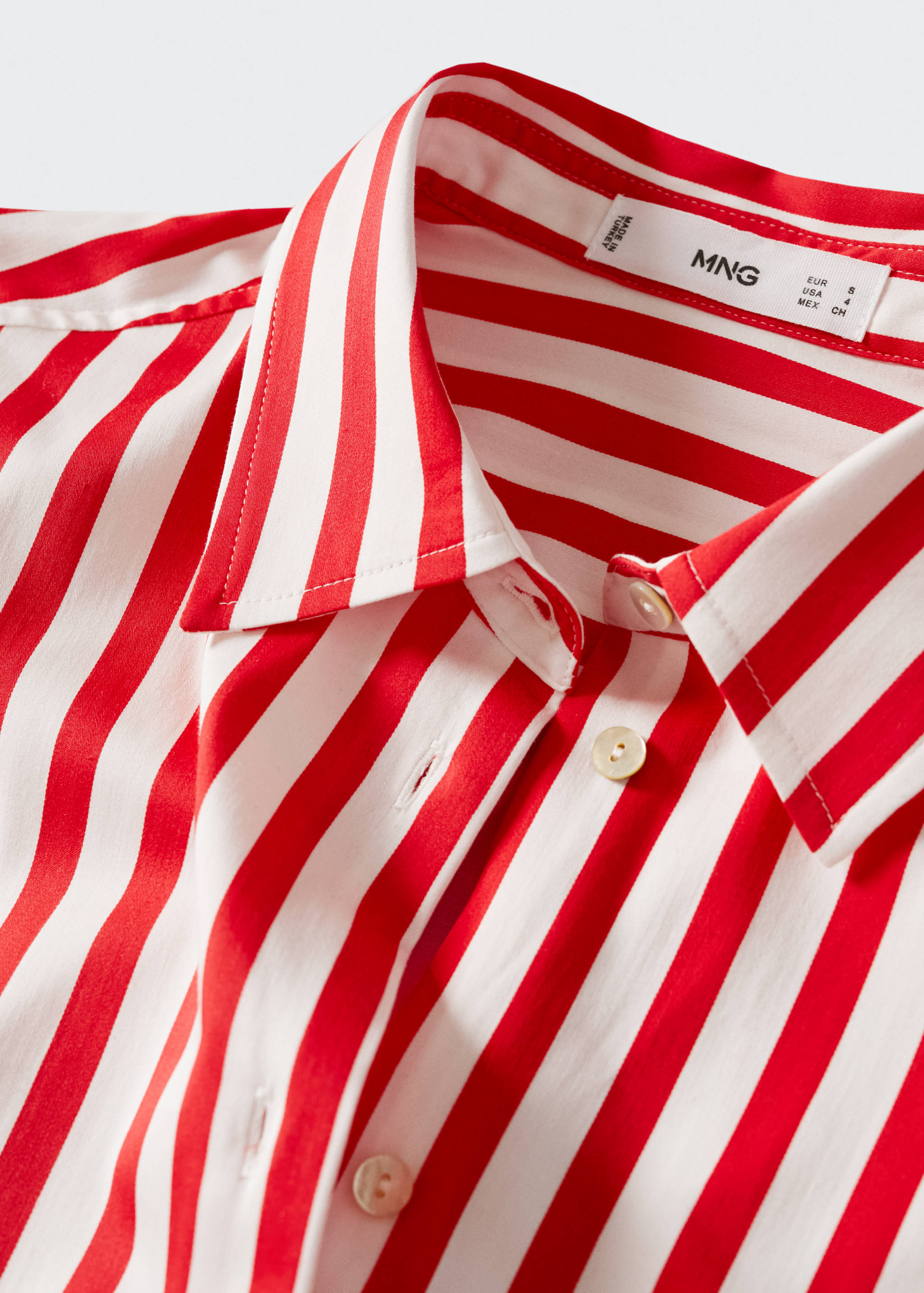Striped cotton shirt - Details of the article 8