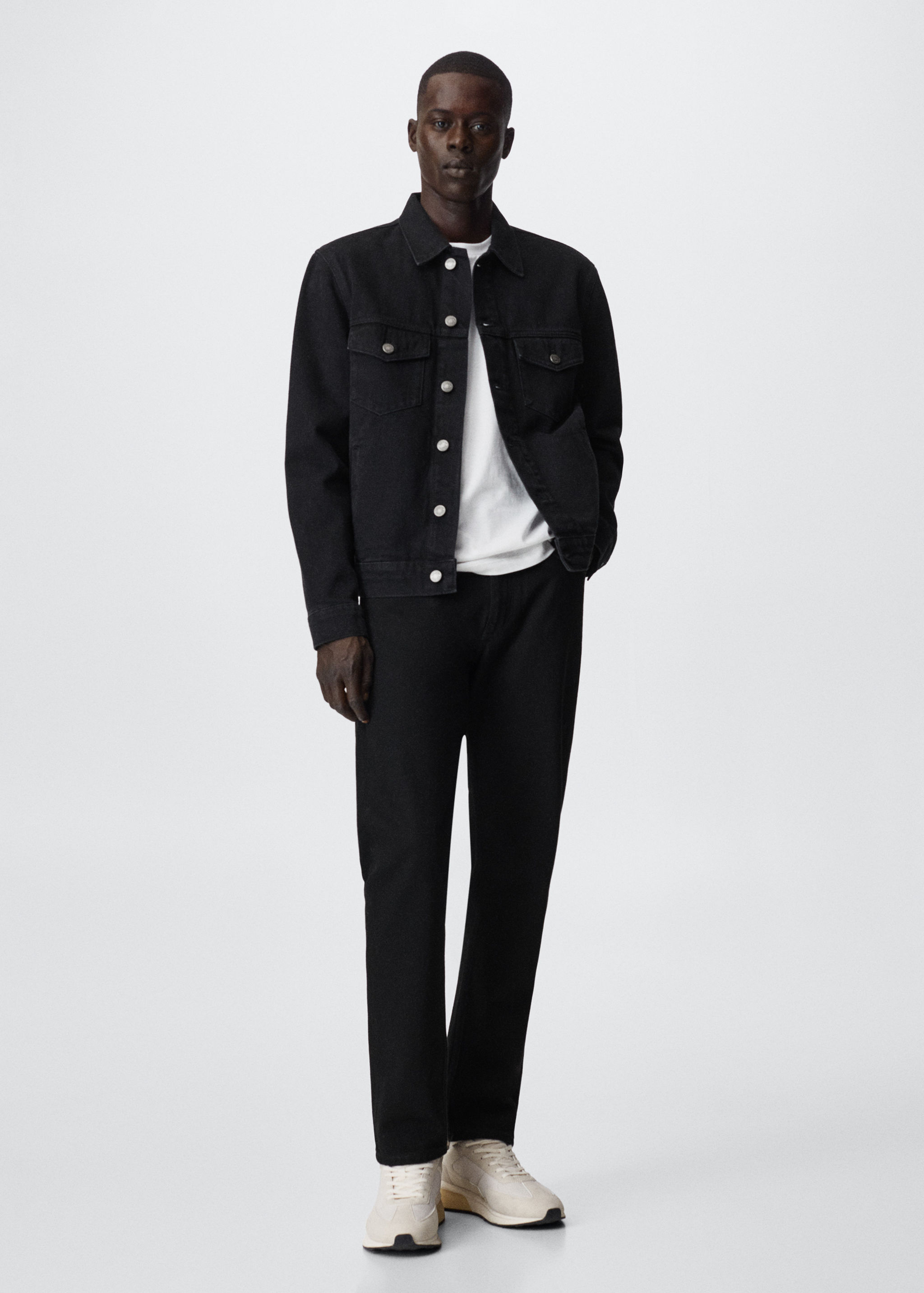Blouson jean poches - Plan général
