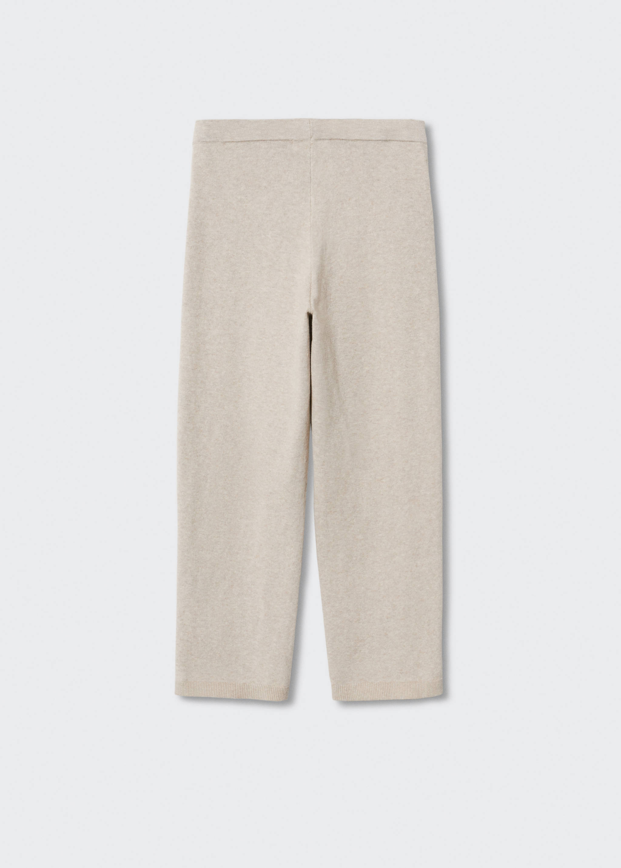 Knitted culotte trousers - Reverse of the article