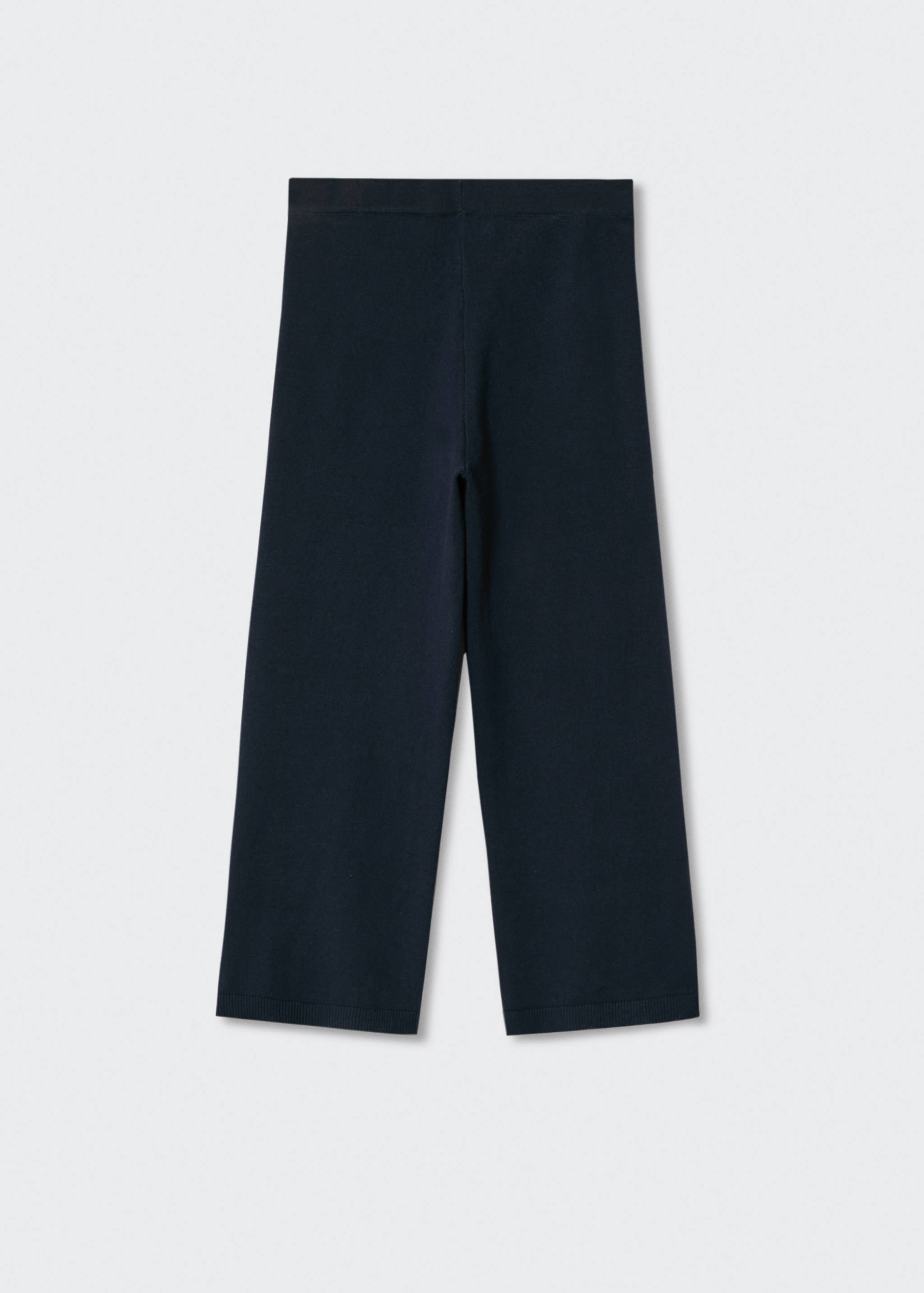 Knitted culotte trousers - Reverse of the article