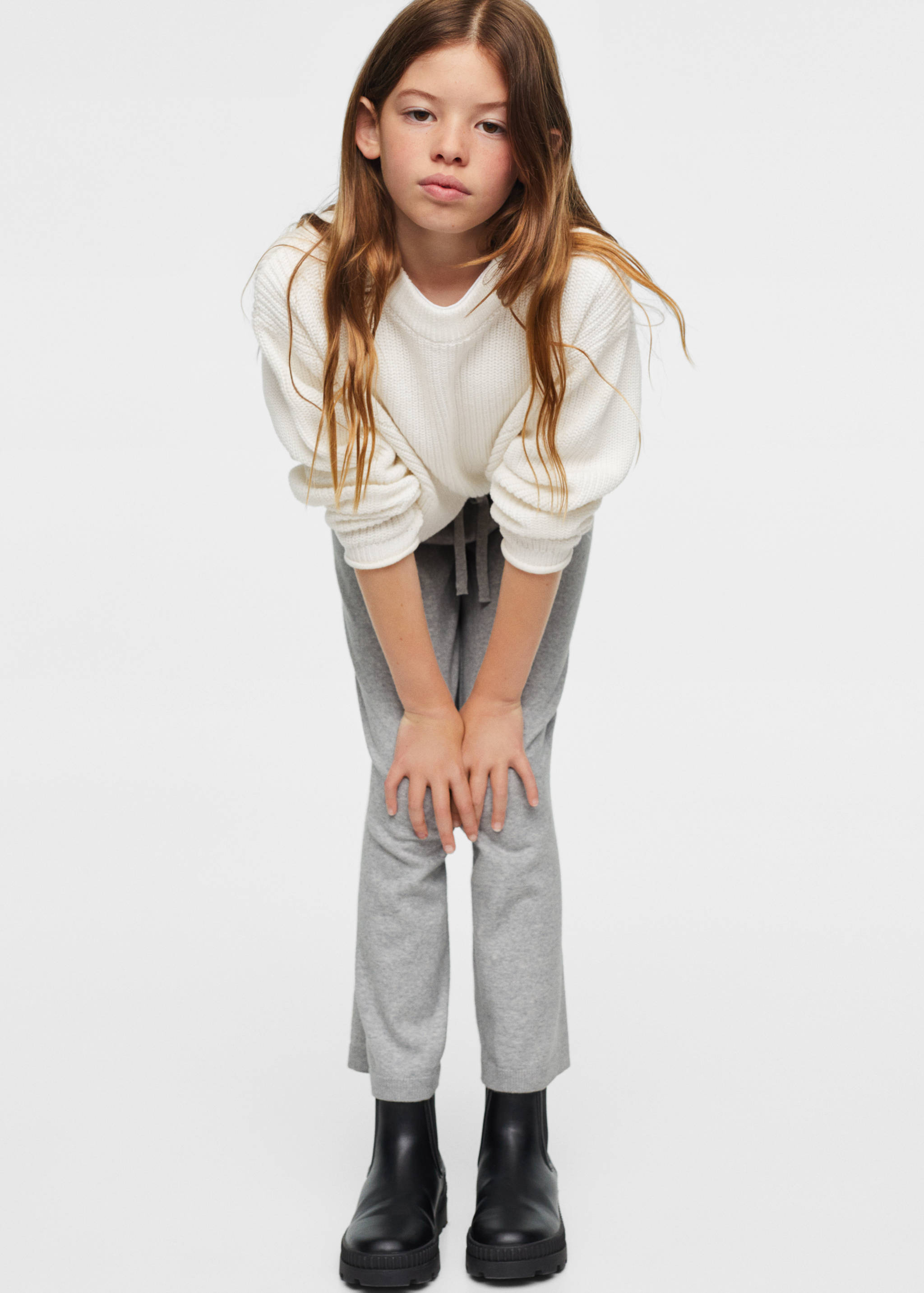 Knitted culotte trousers - Details of the article 2