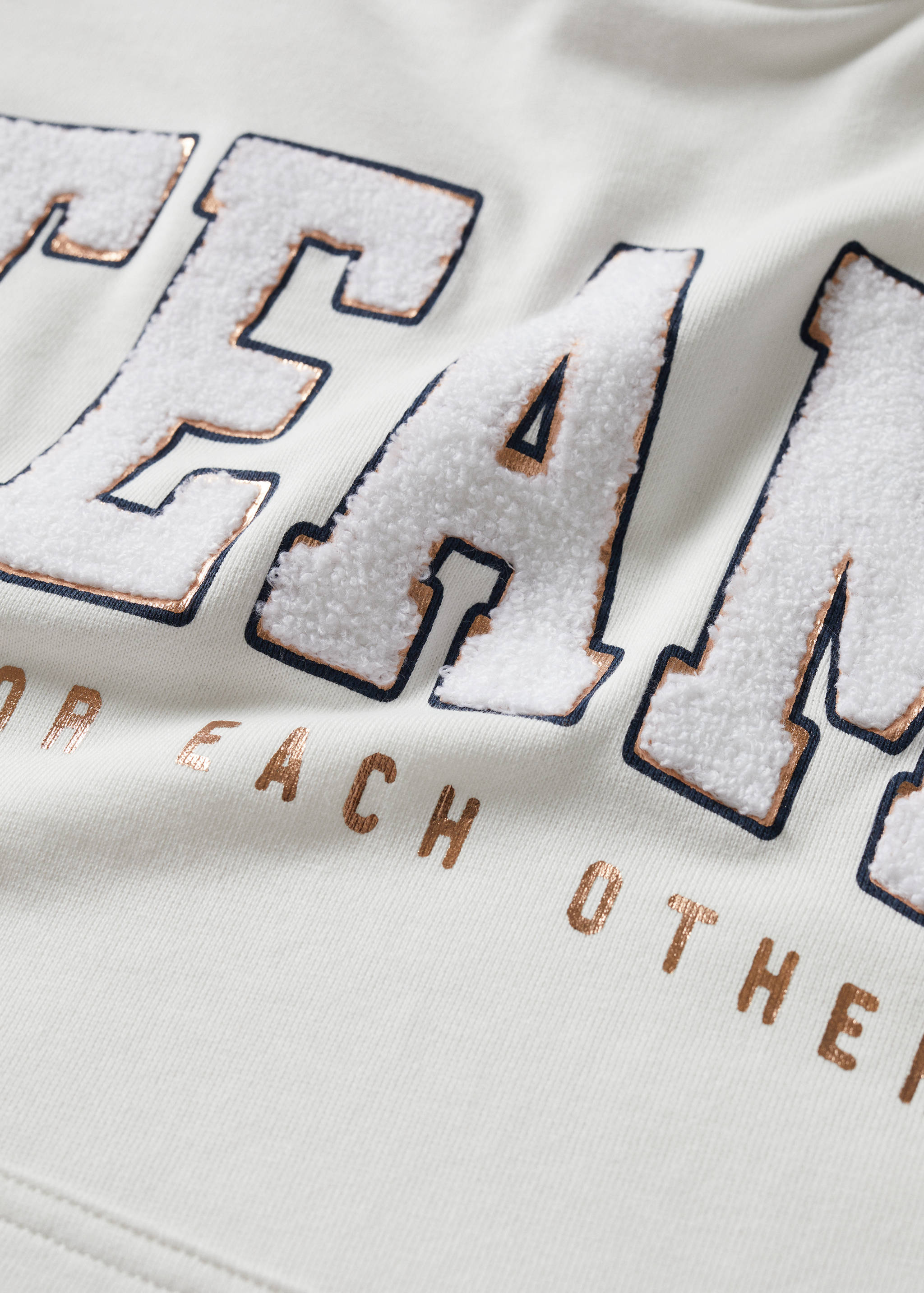 Message sweatshirt dress - Details of the article 8