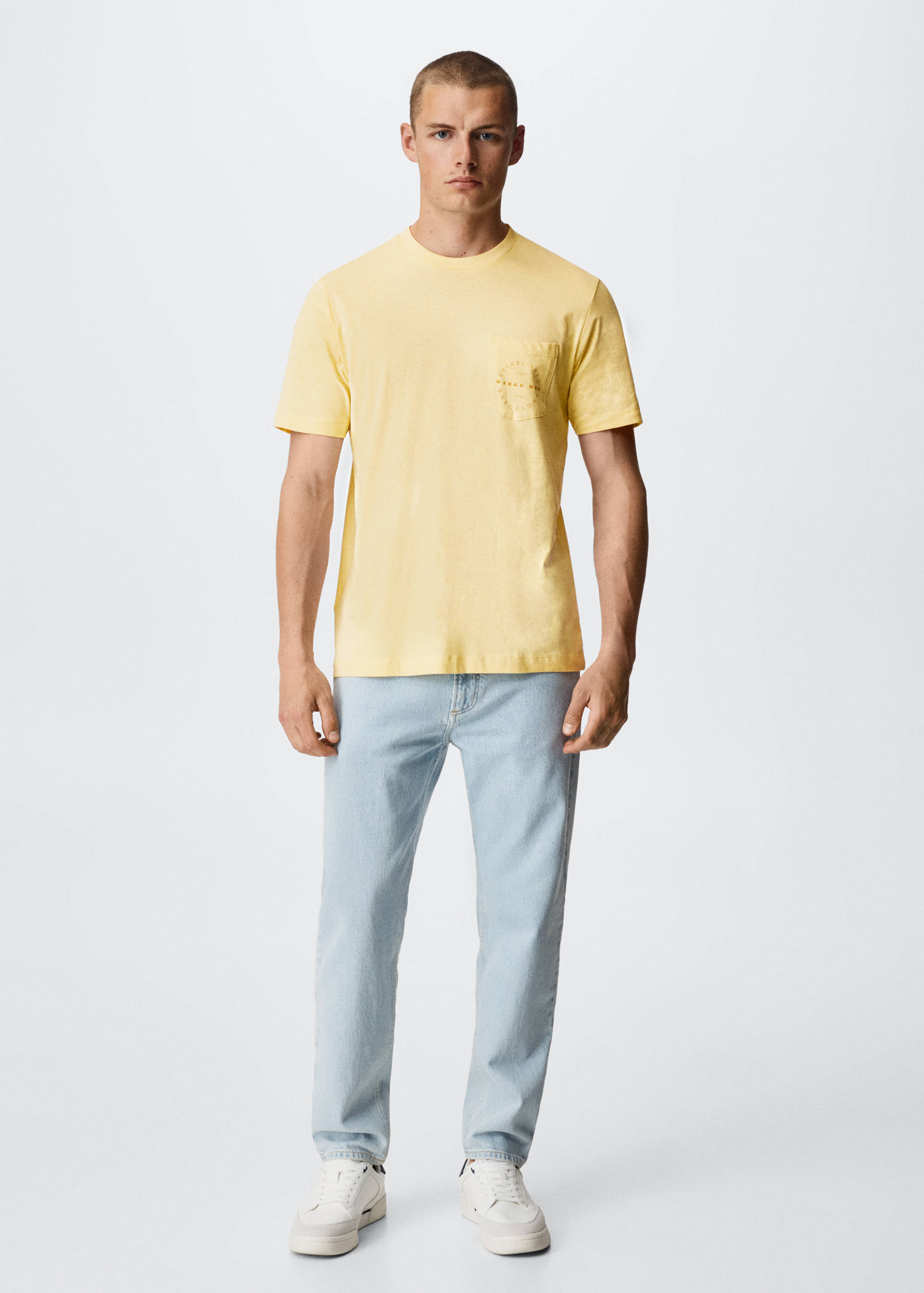 Samarreta butxaca logo - Pla general