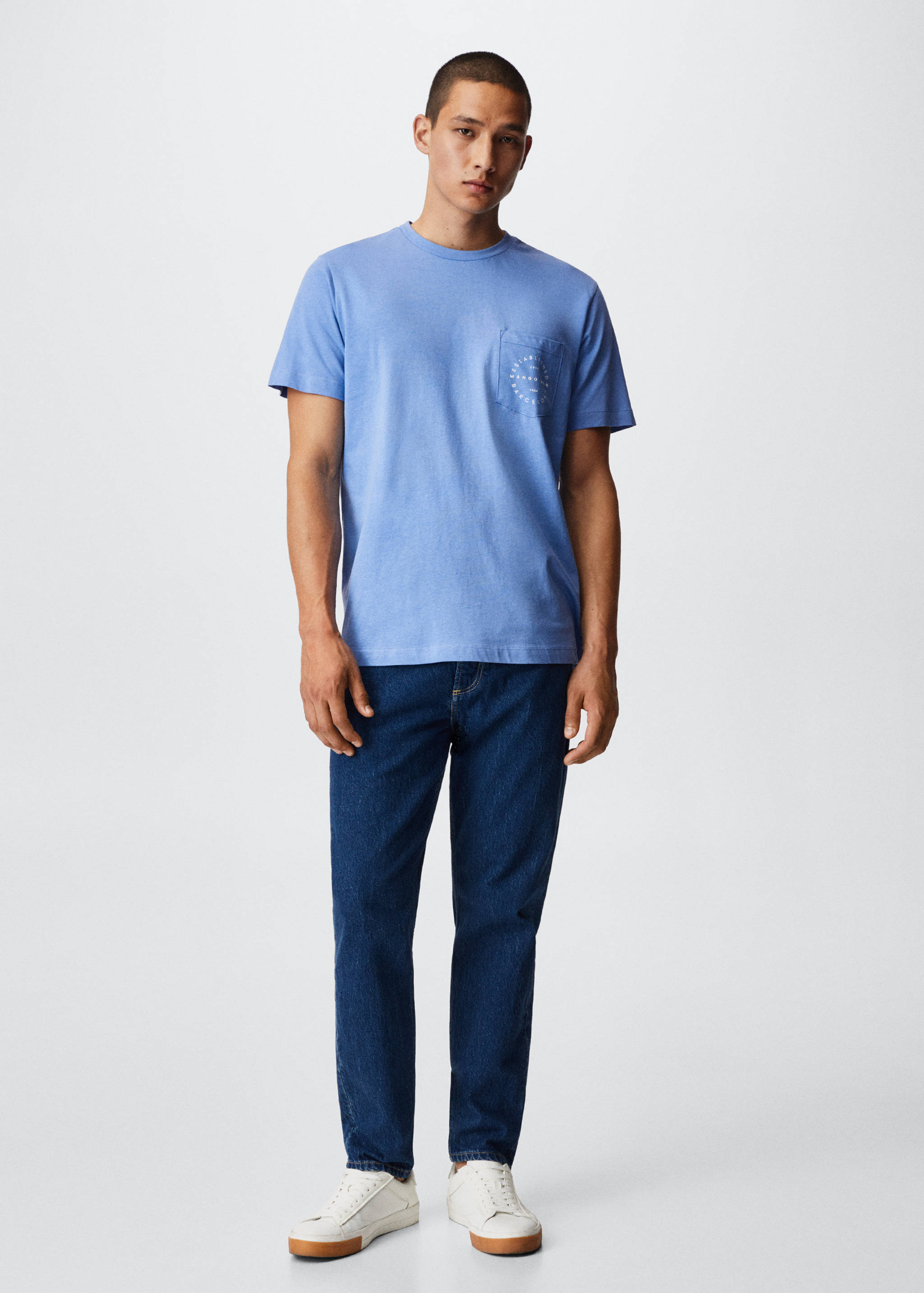 Samarreta butxaca logo - Pla general