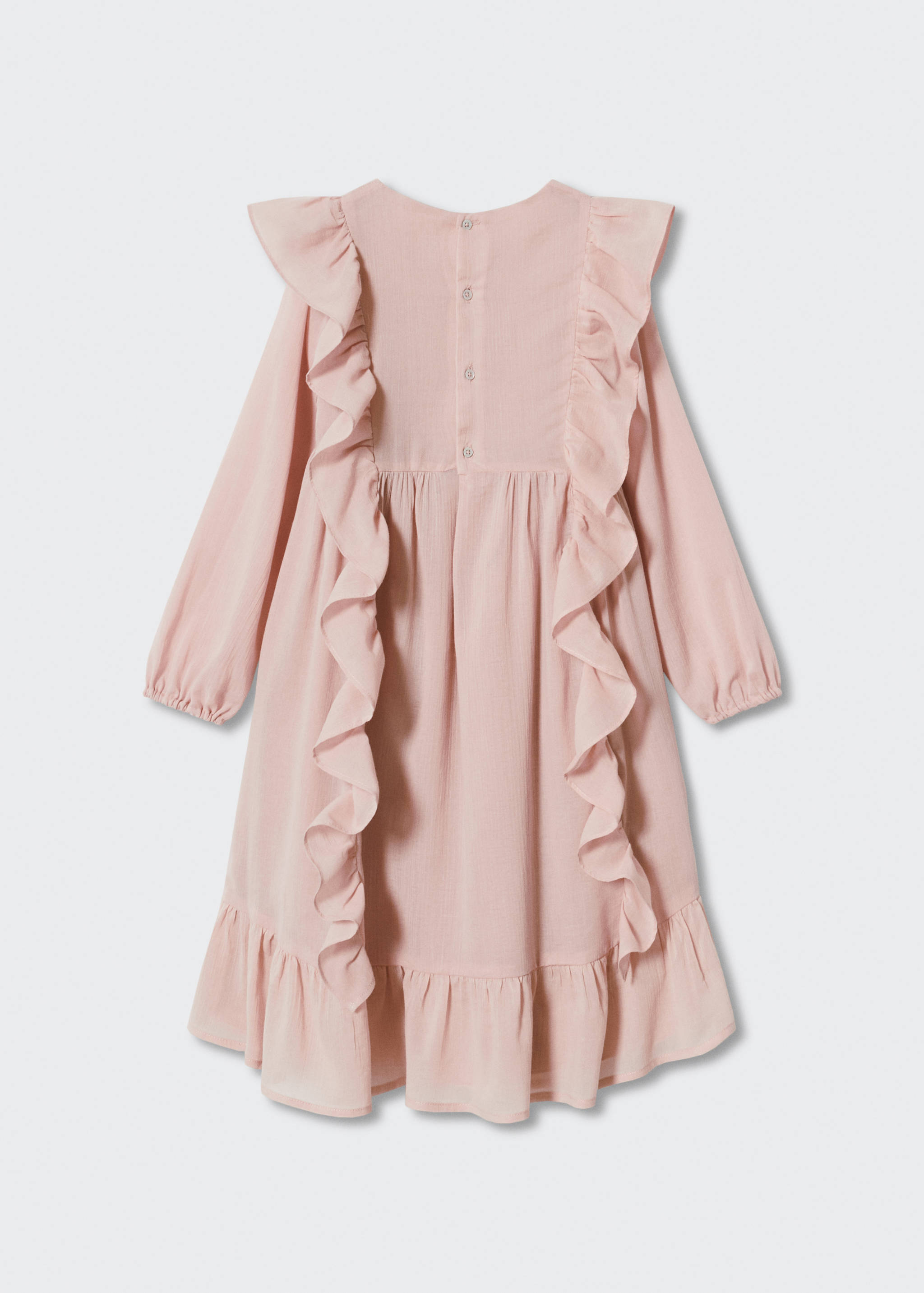 Frill cotton dress - Reverse of the article