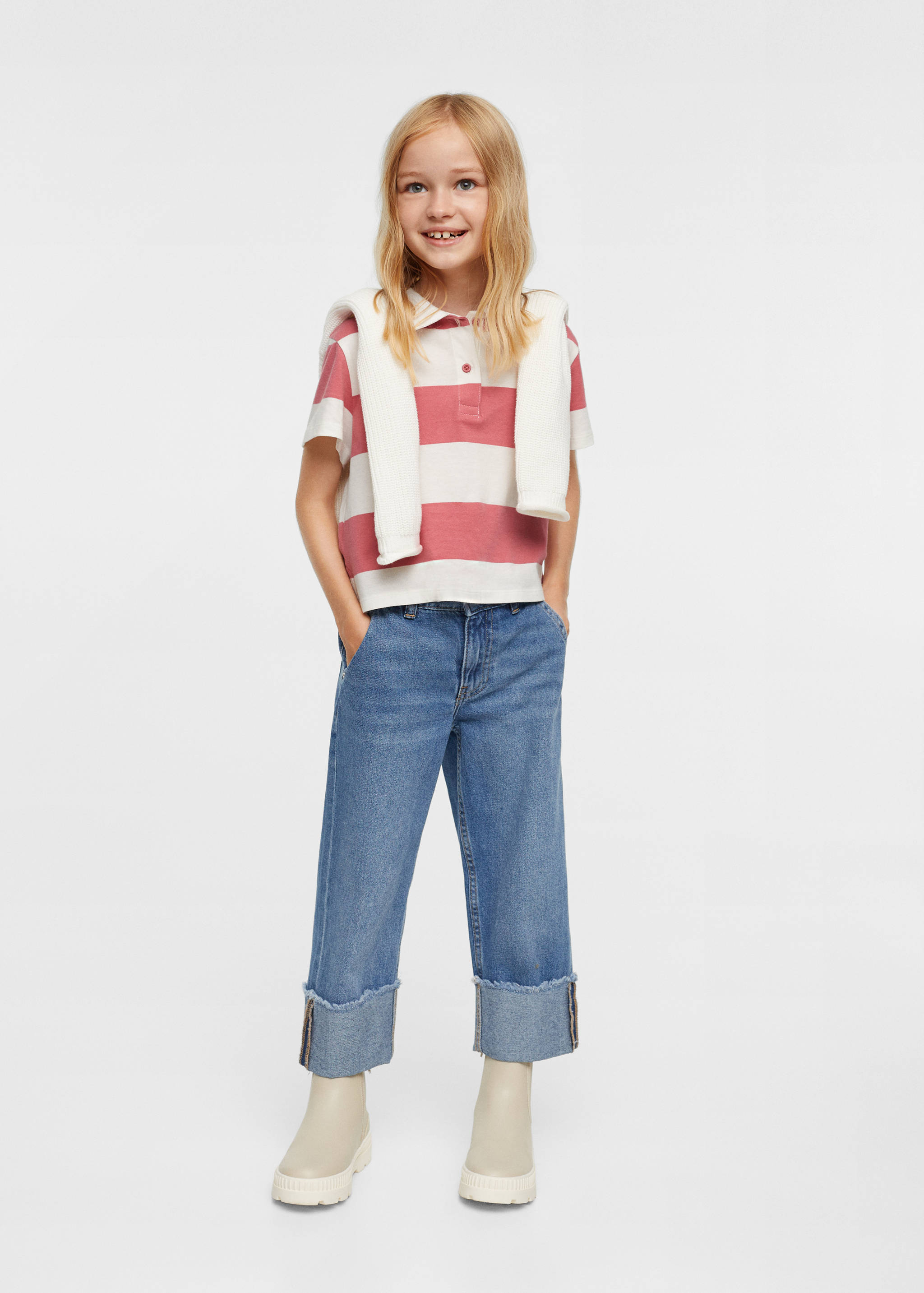 Polo rayas algodón - Plano general