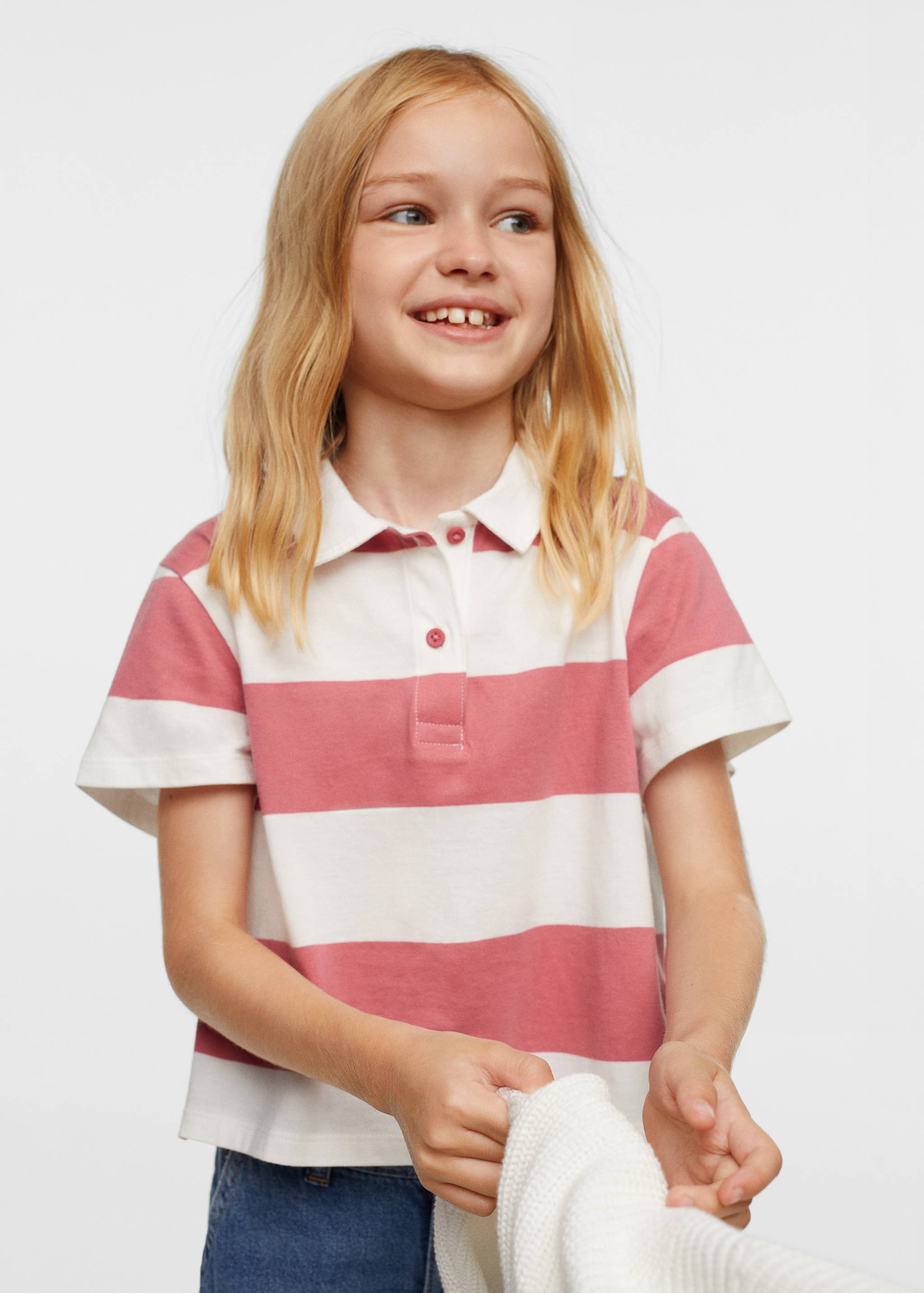 Polo rayas algodón - Plano medio