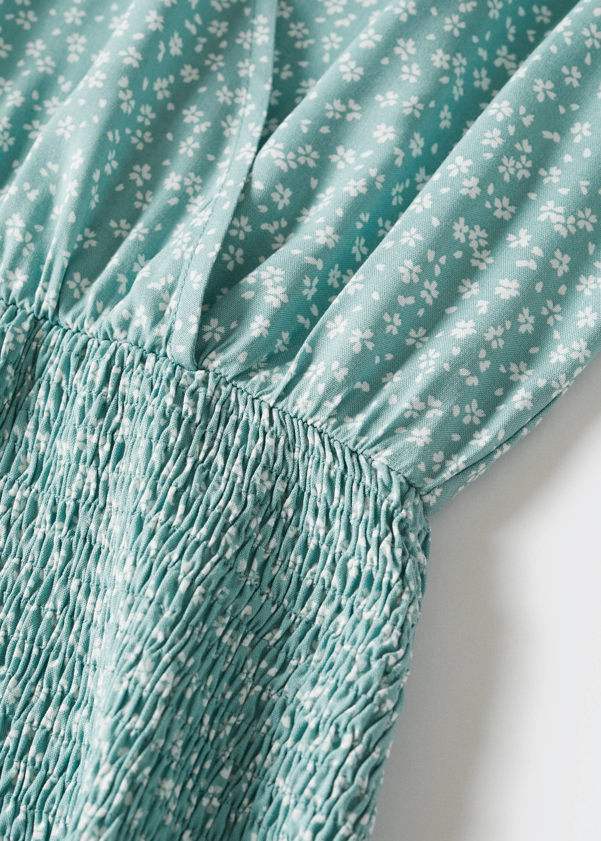 Ruched detail flower dress - Details of the article 8