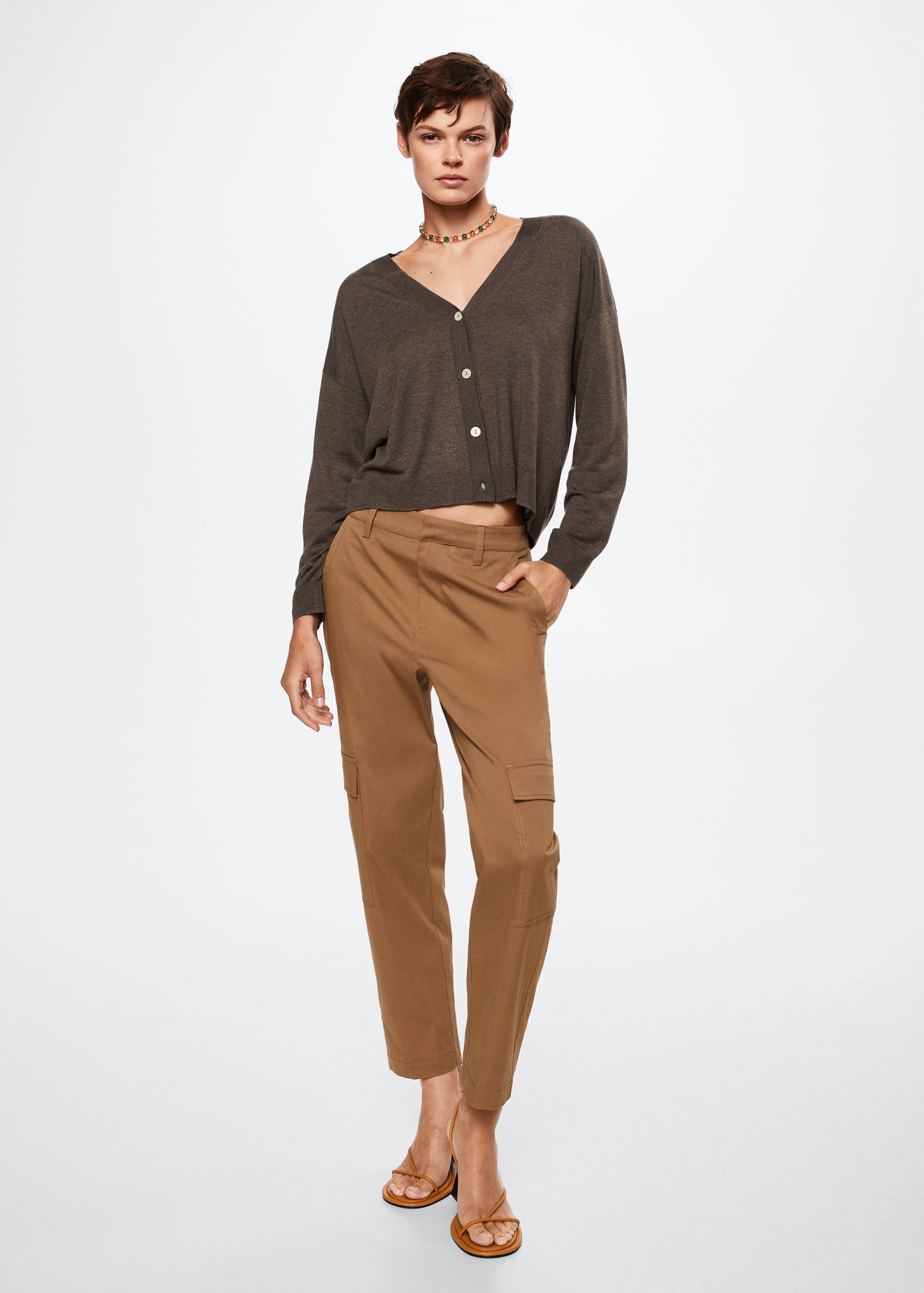 Càrdigan punt fi - Pla general