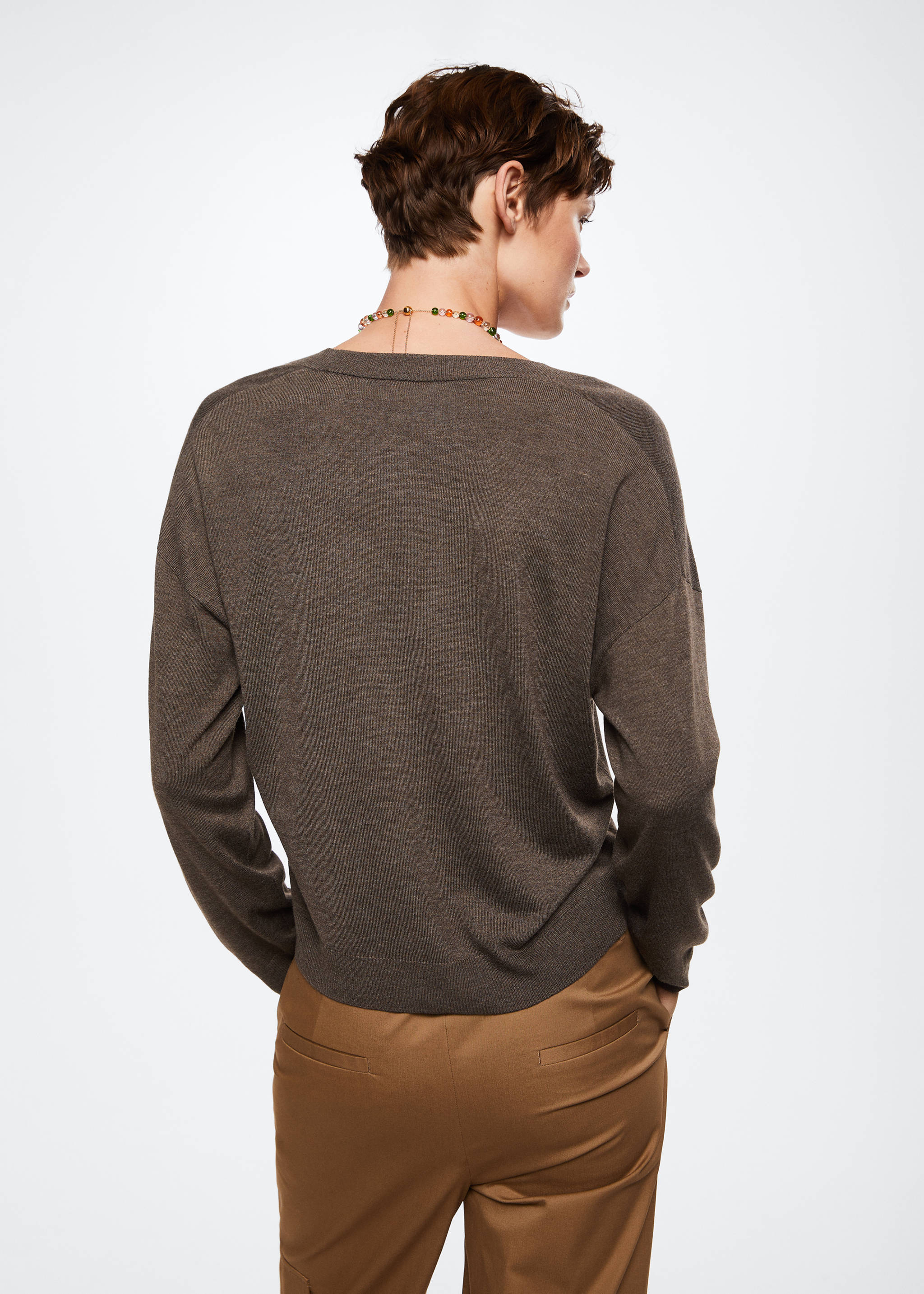 Càrdigan punt fi - Revers de l'article