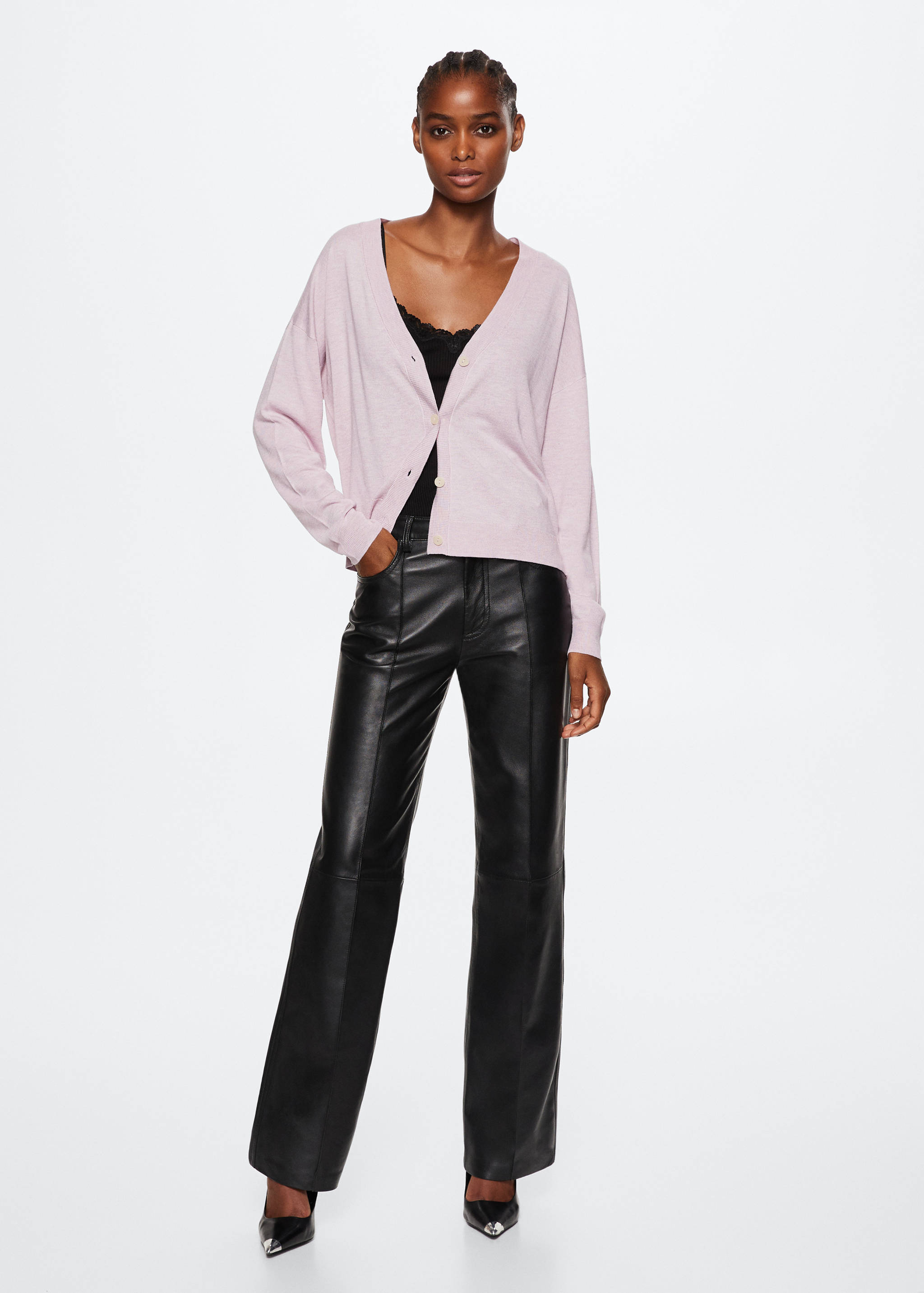 Càrdigan punt fi - Pla general