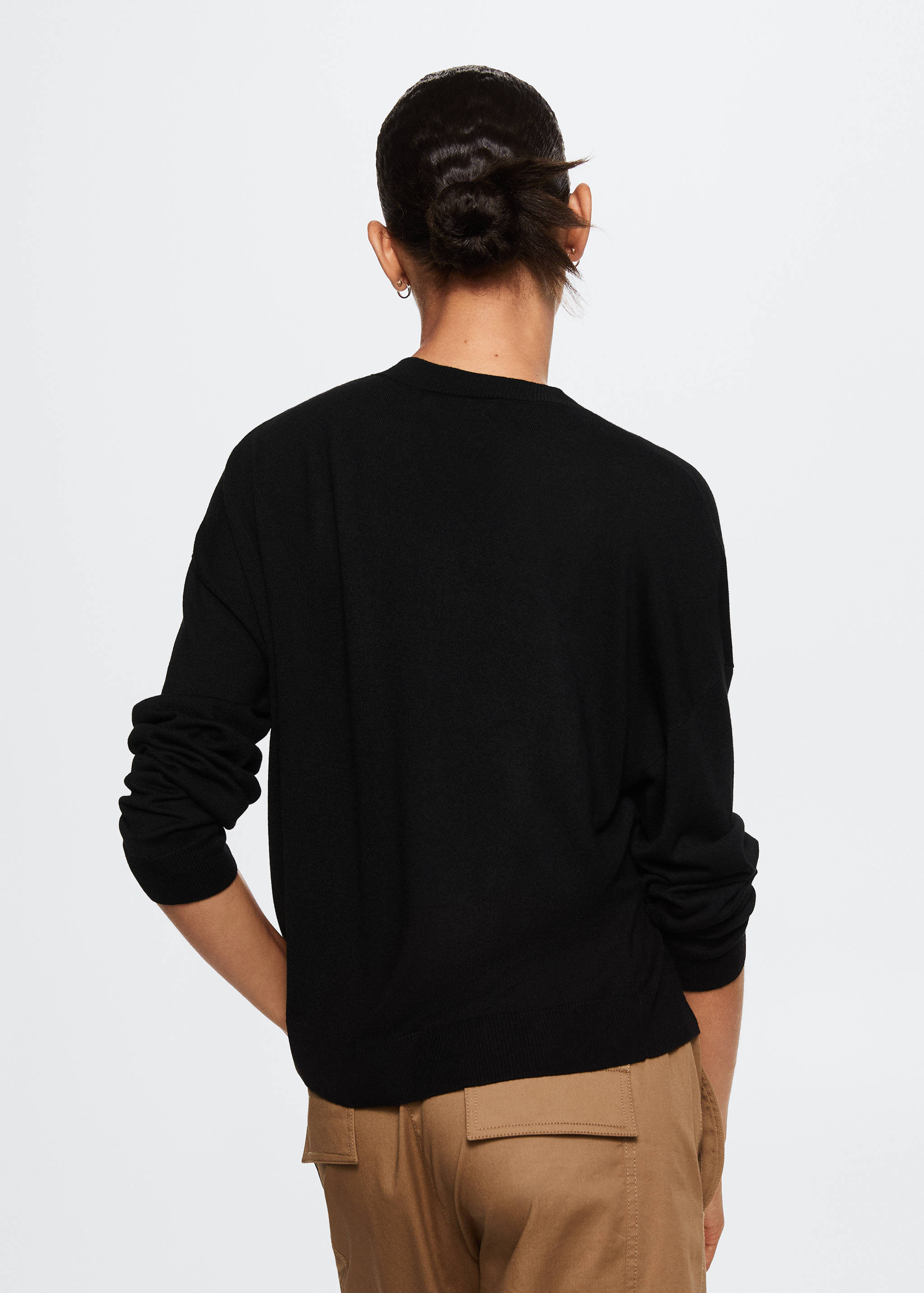 Càrdigan punt fi - Revers de l'article