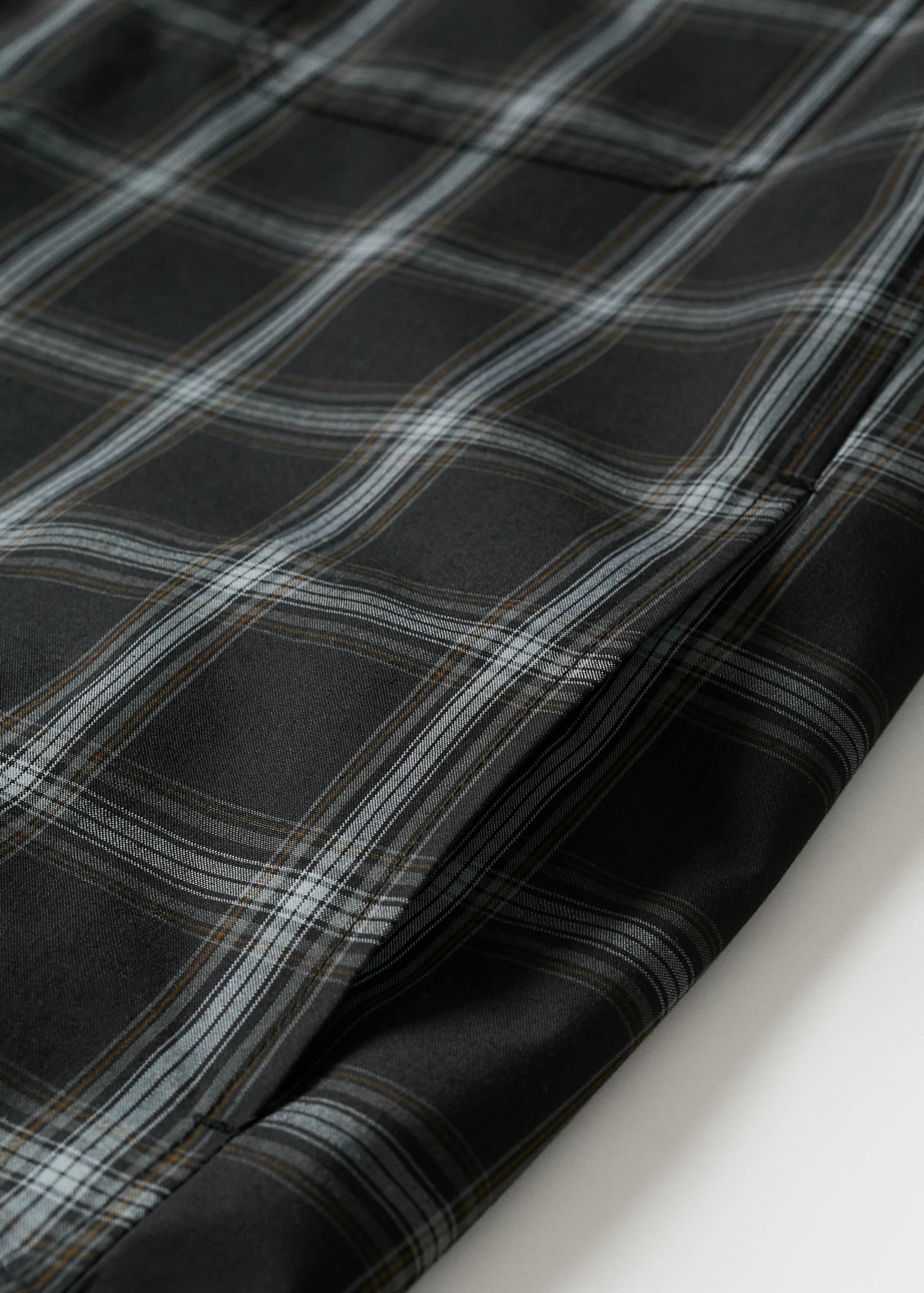 Πουκάμισο overshirt καρό τσέπες - Λεπτομέρεια του προϊόντος 8