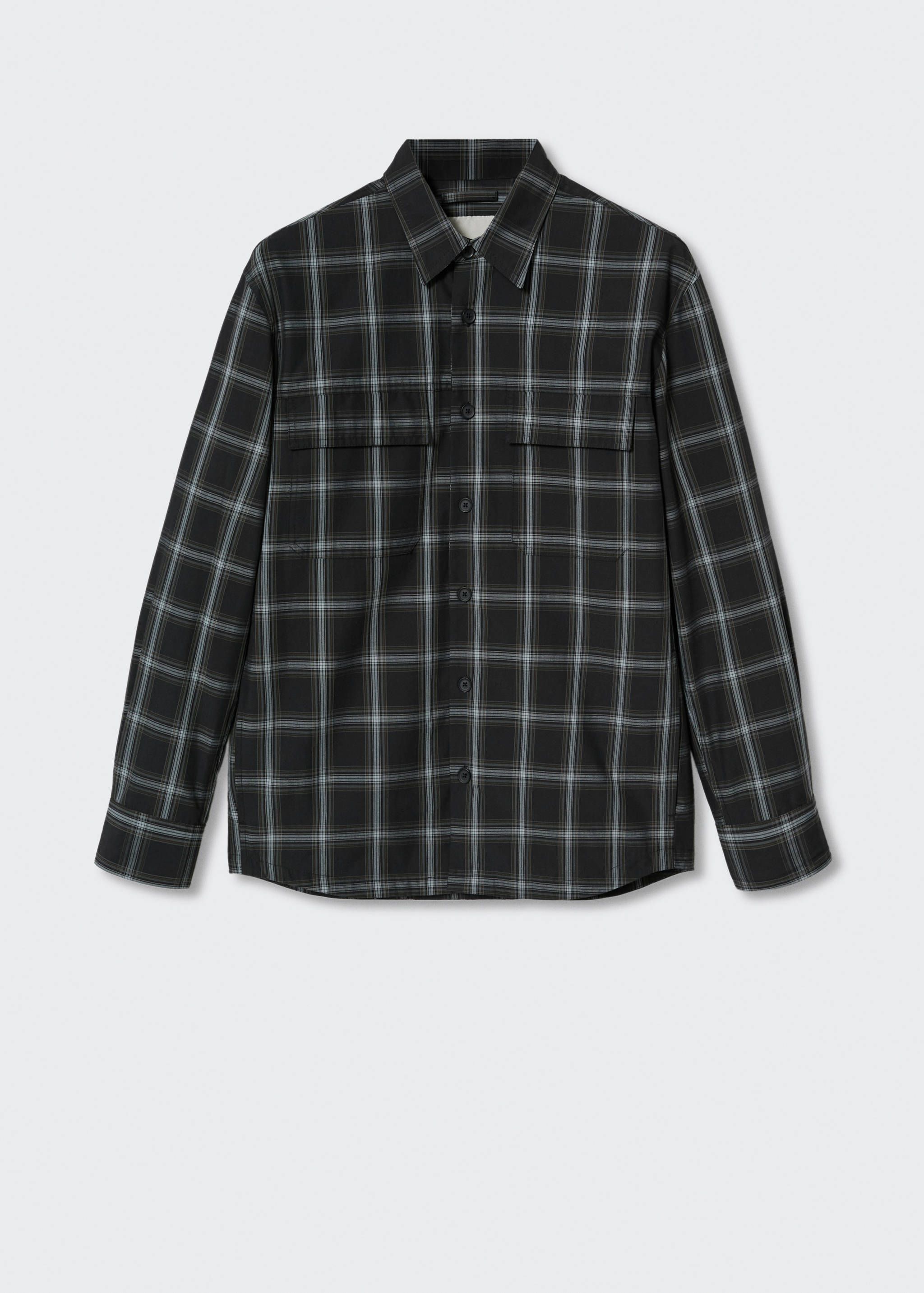 Πουκάμισο overshirt καρό τσέπες - Προϊόν χωρίς μοντέλο