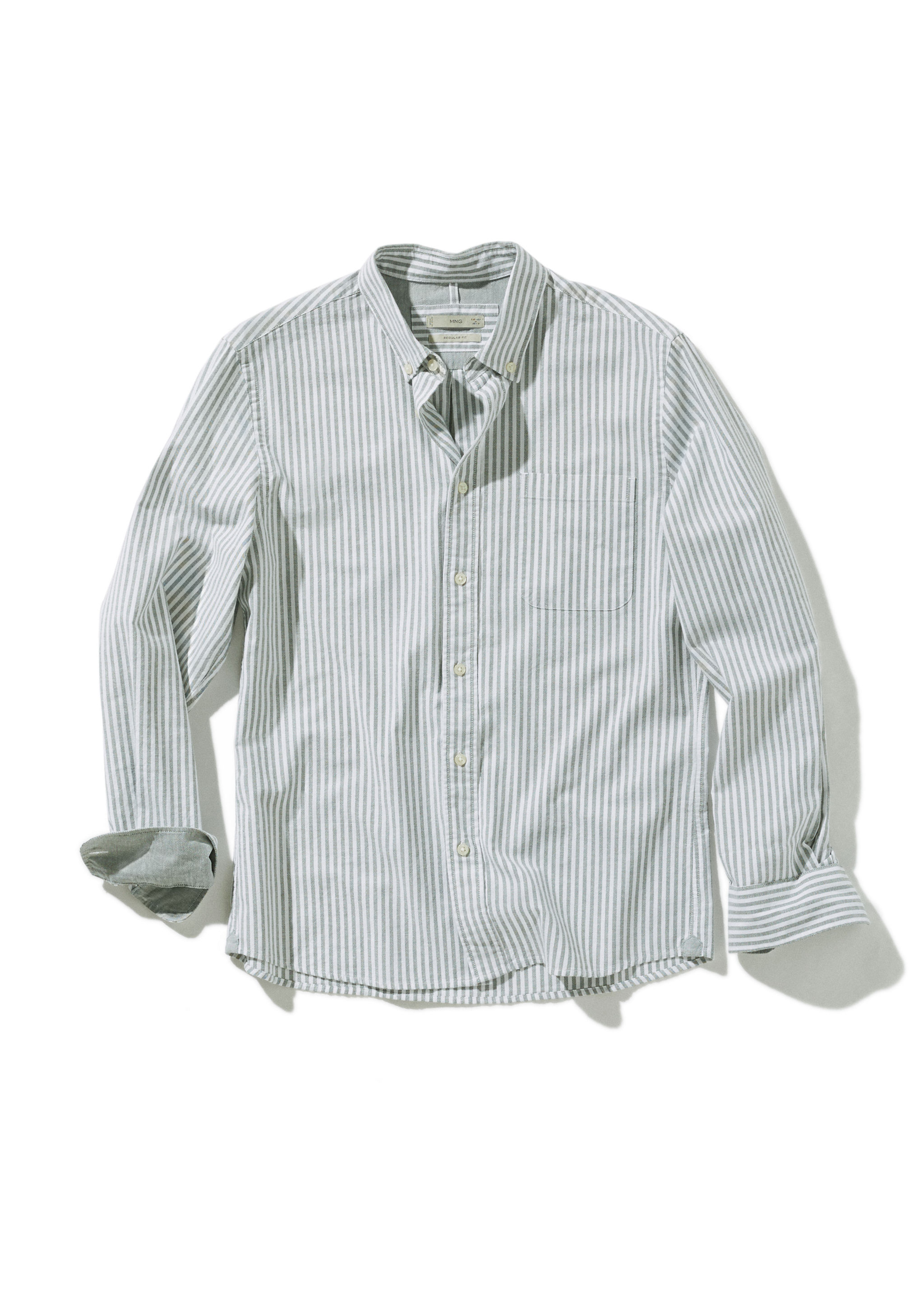 Regular-fit cotton striped shirt - Details of the article 9