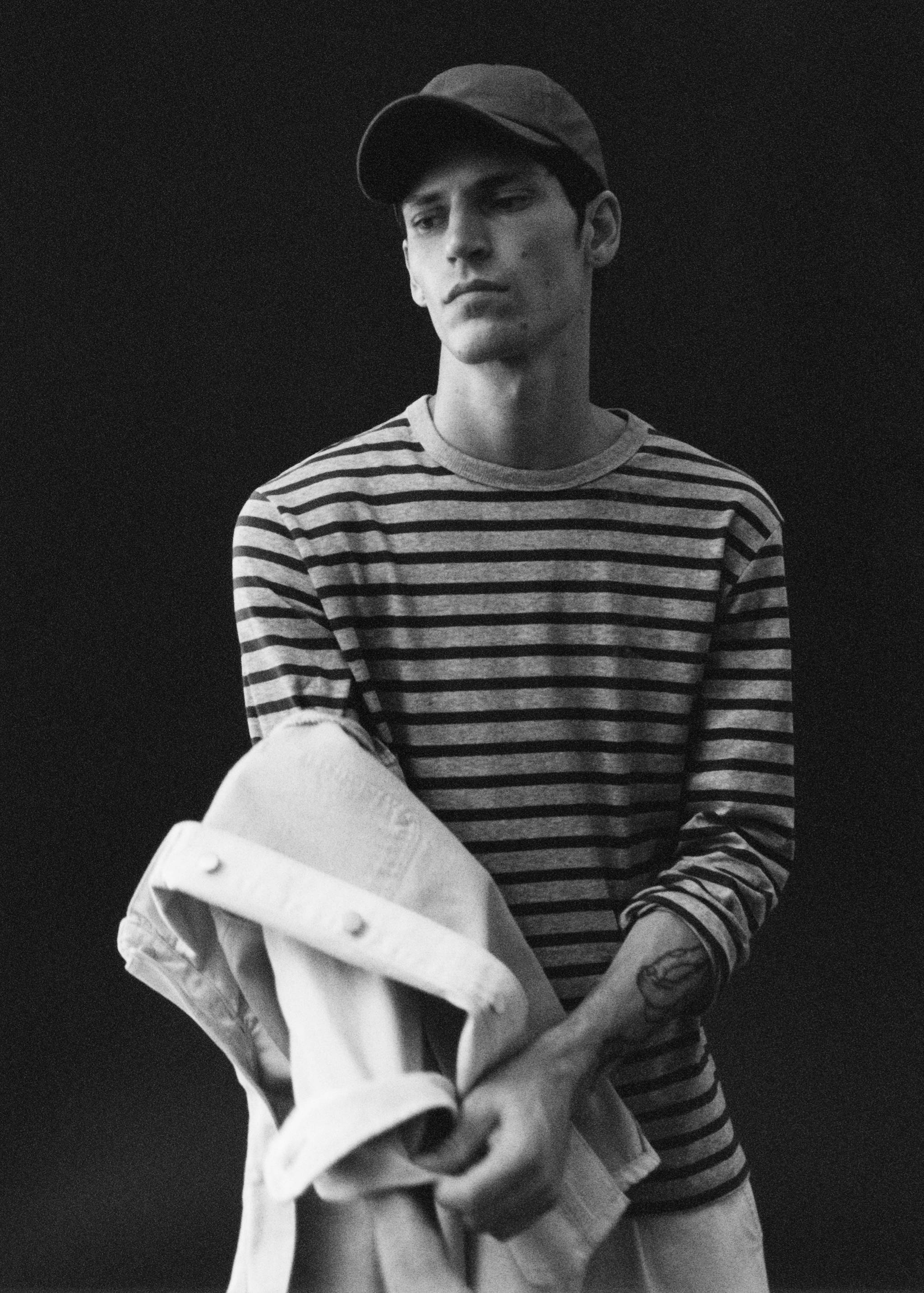 Camiseta manga larga rayas - Detalle del artículo 5