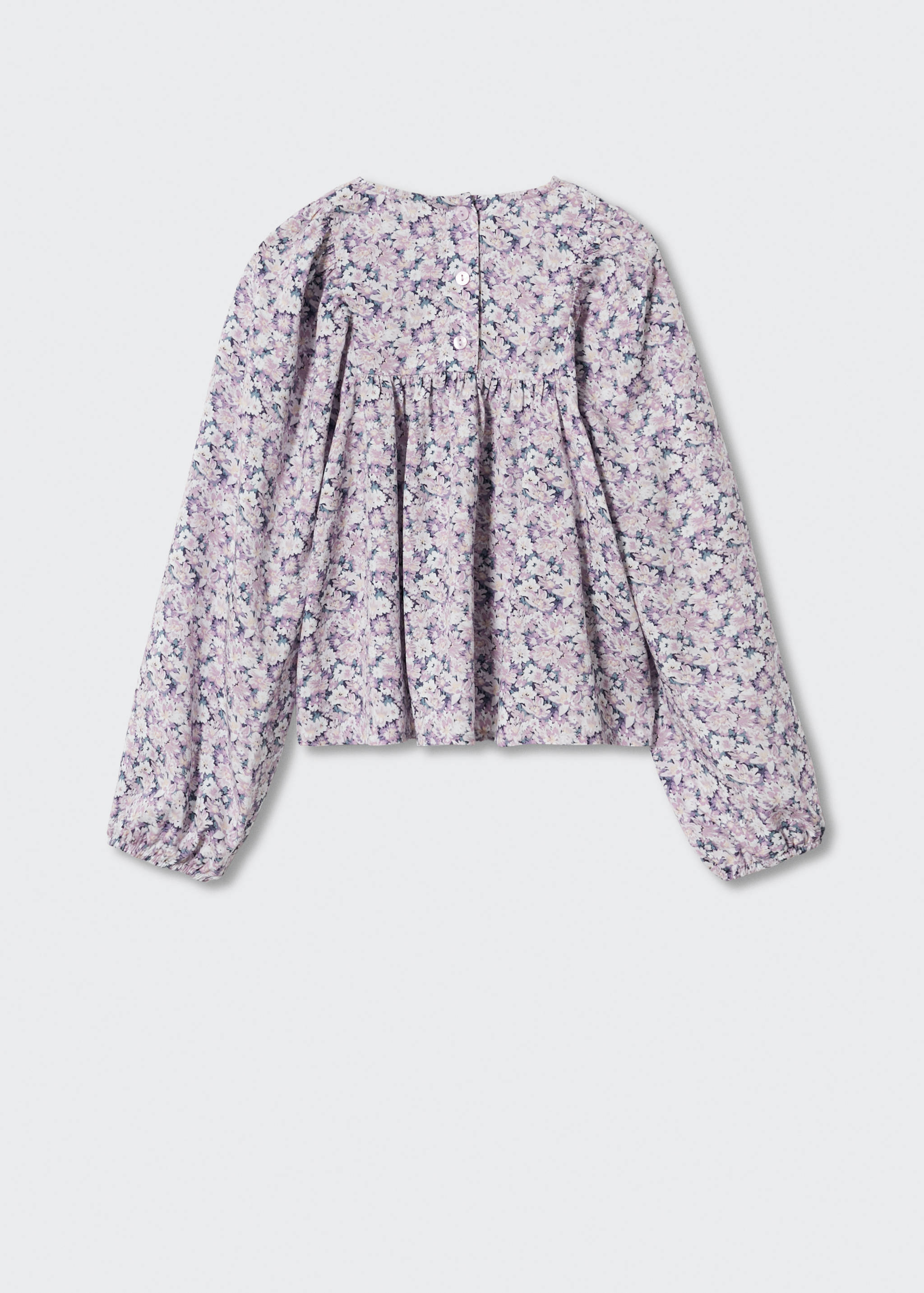 Bluzka w kwiaty - Tylna strona artykułu