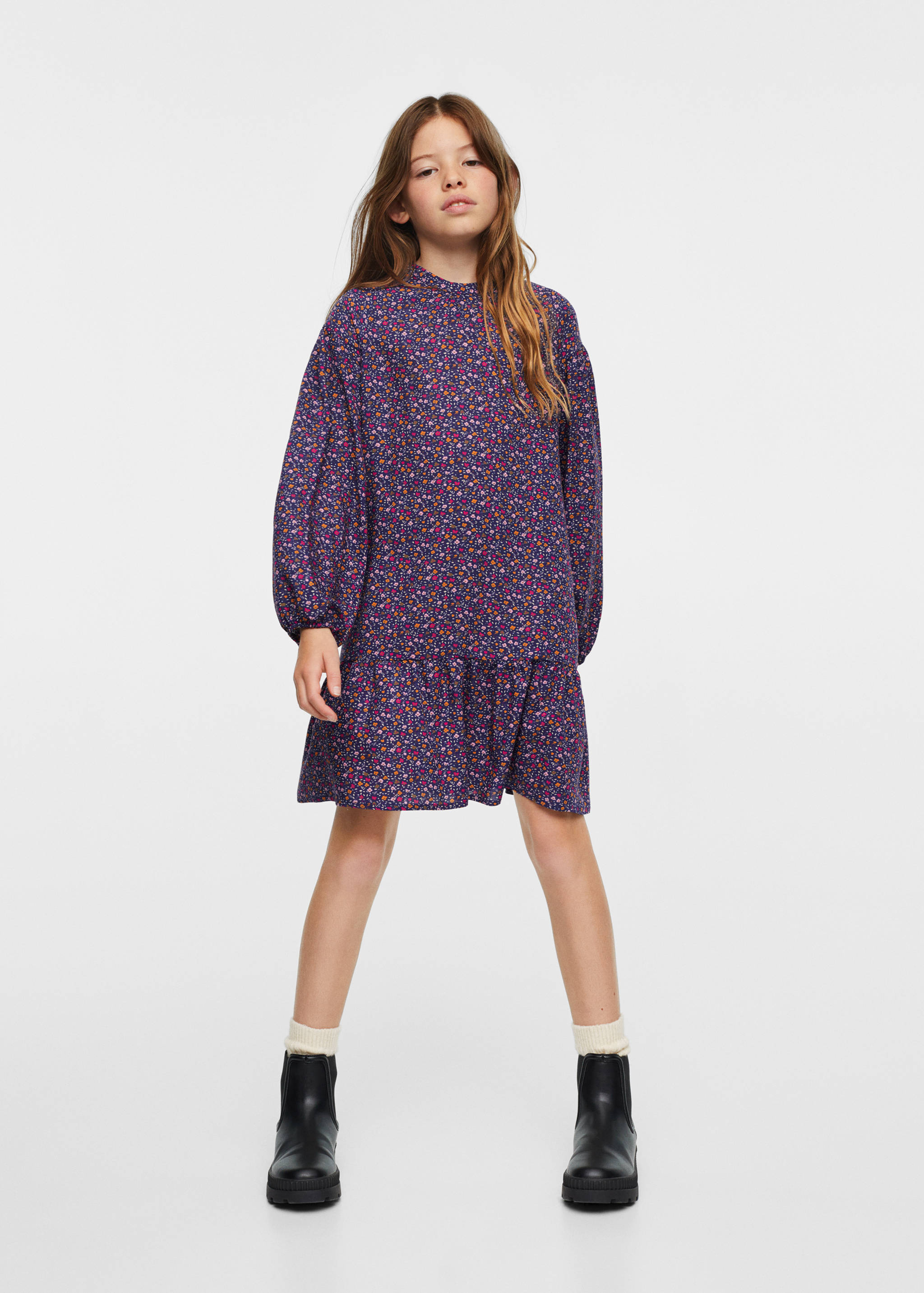 Floral print dress - General plane