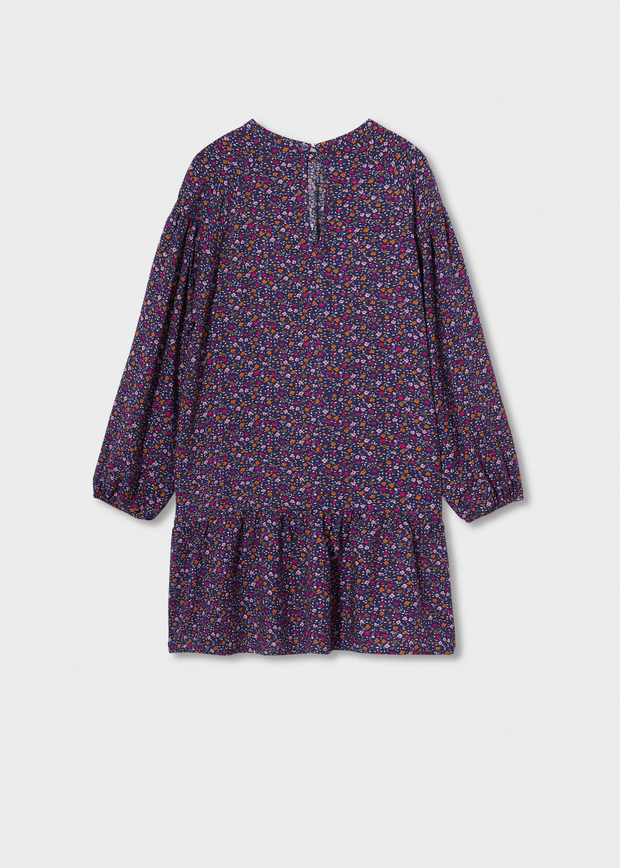 Floral print dress - Reverse of the article