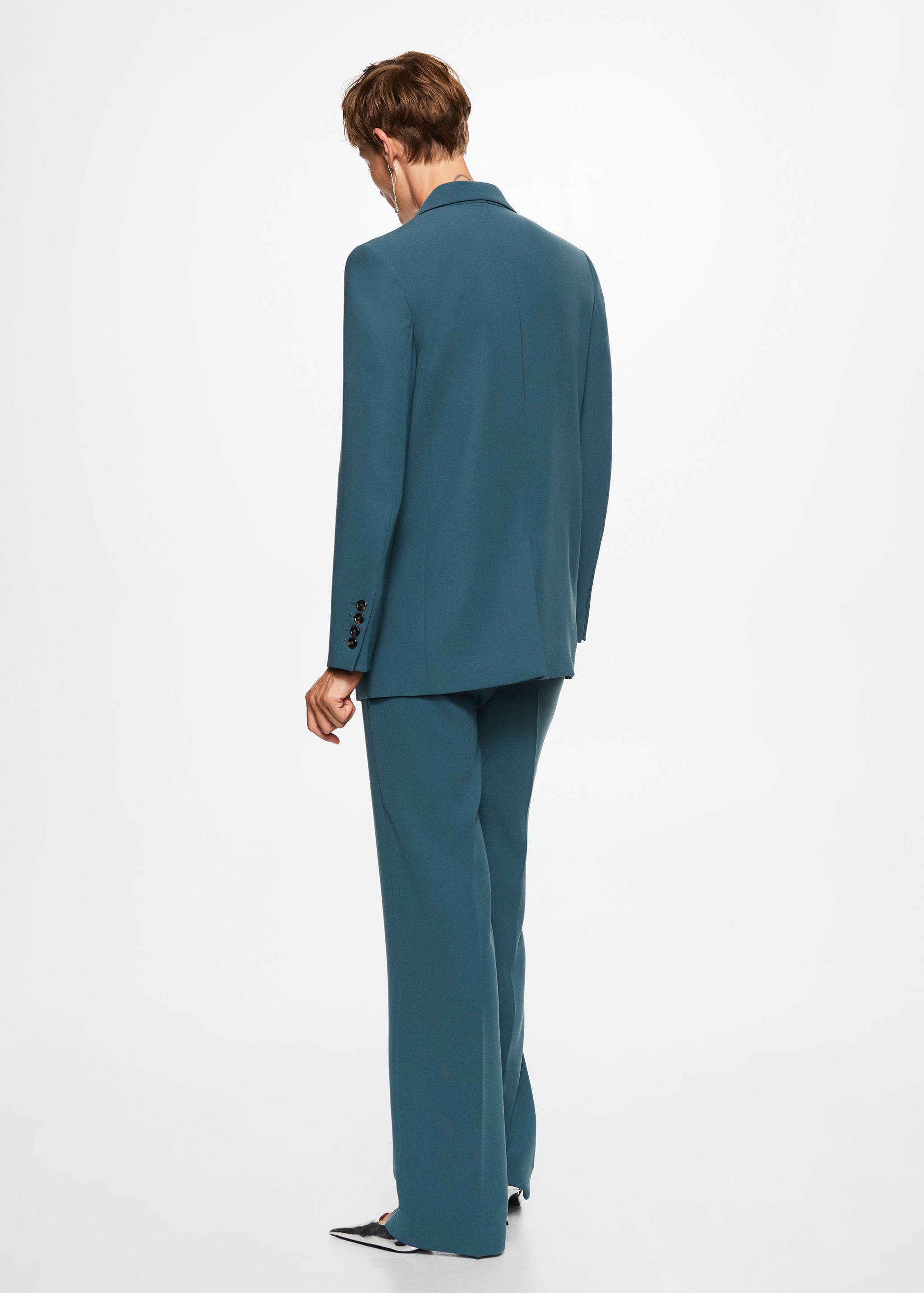 Pantalons rectes vestir - Revers de l'article