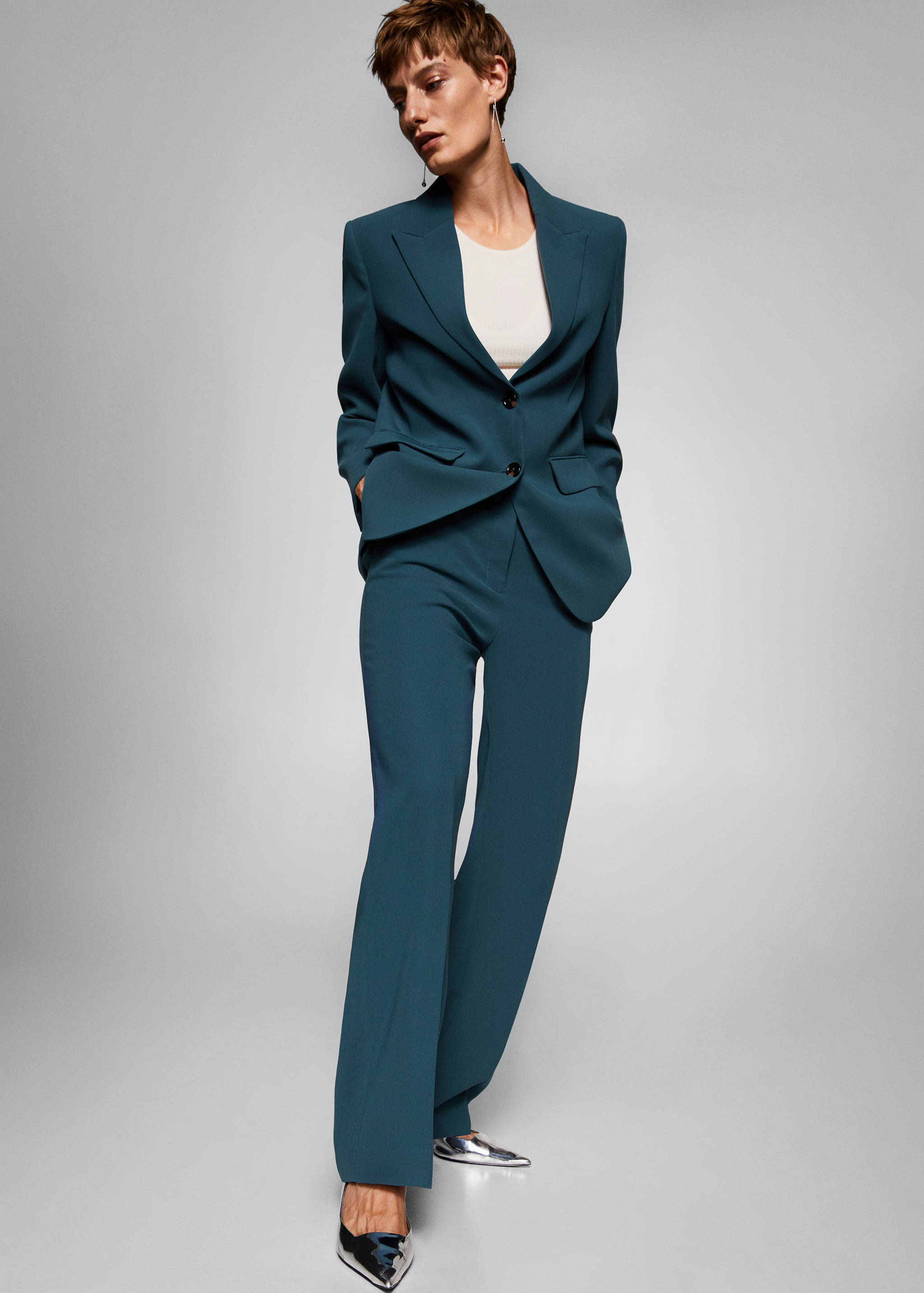 Pantalons rectes vestir - Detall de l'article 2