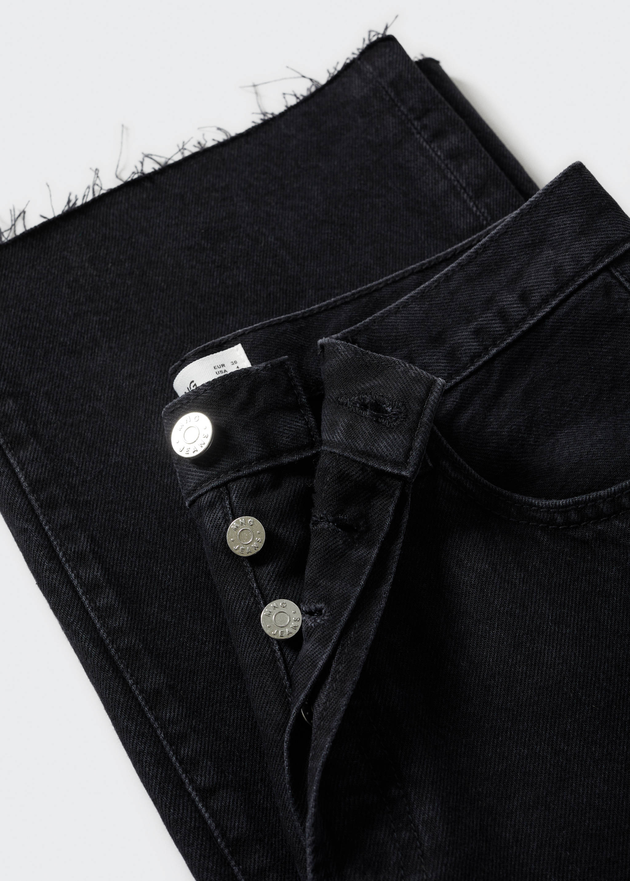 High-waisted wideleg jeans - Details of the article 8