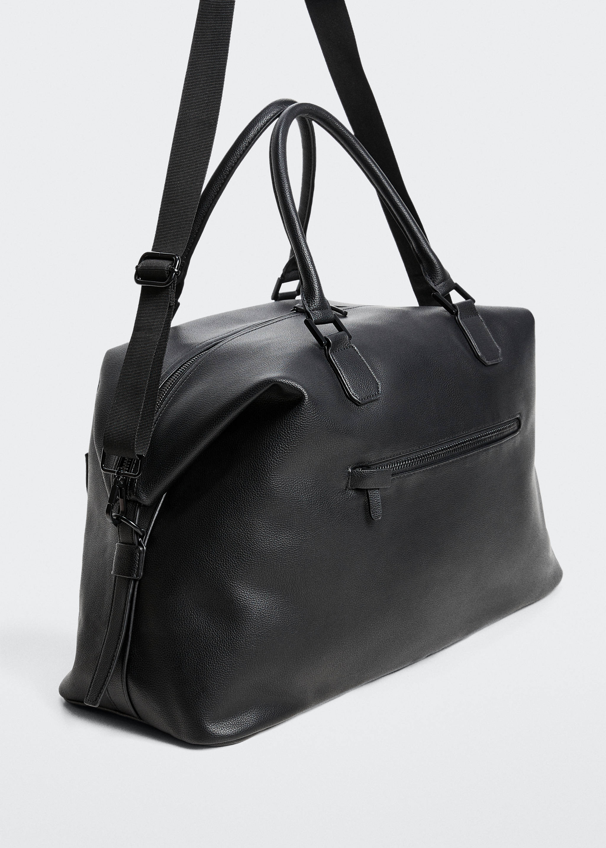 Leather-effect bag - Medium plane