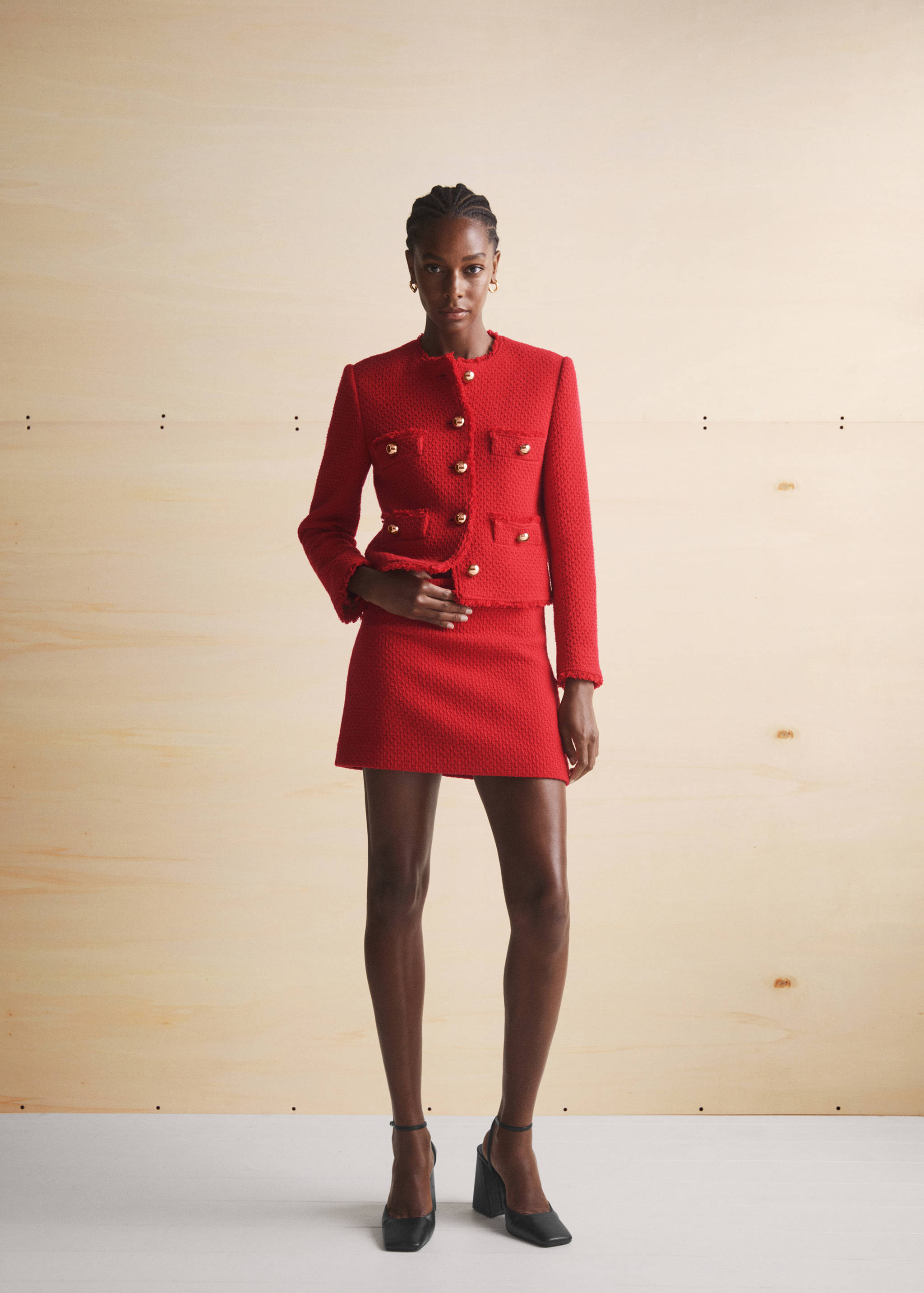 Veste en tweed à poches - Détail de l'article 6