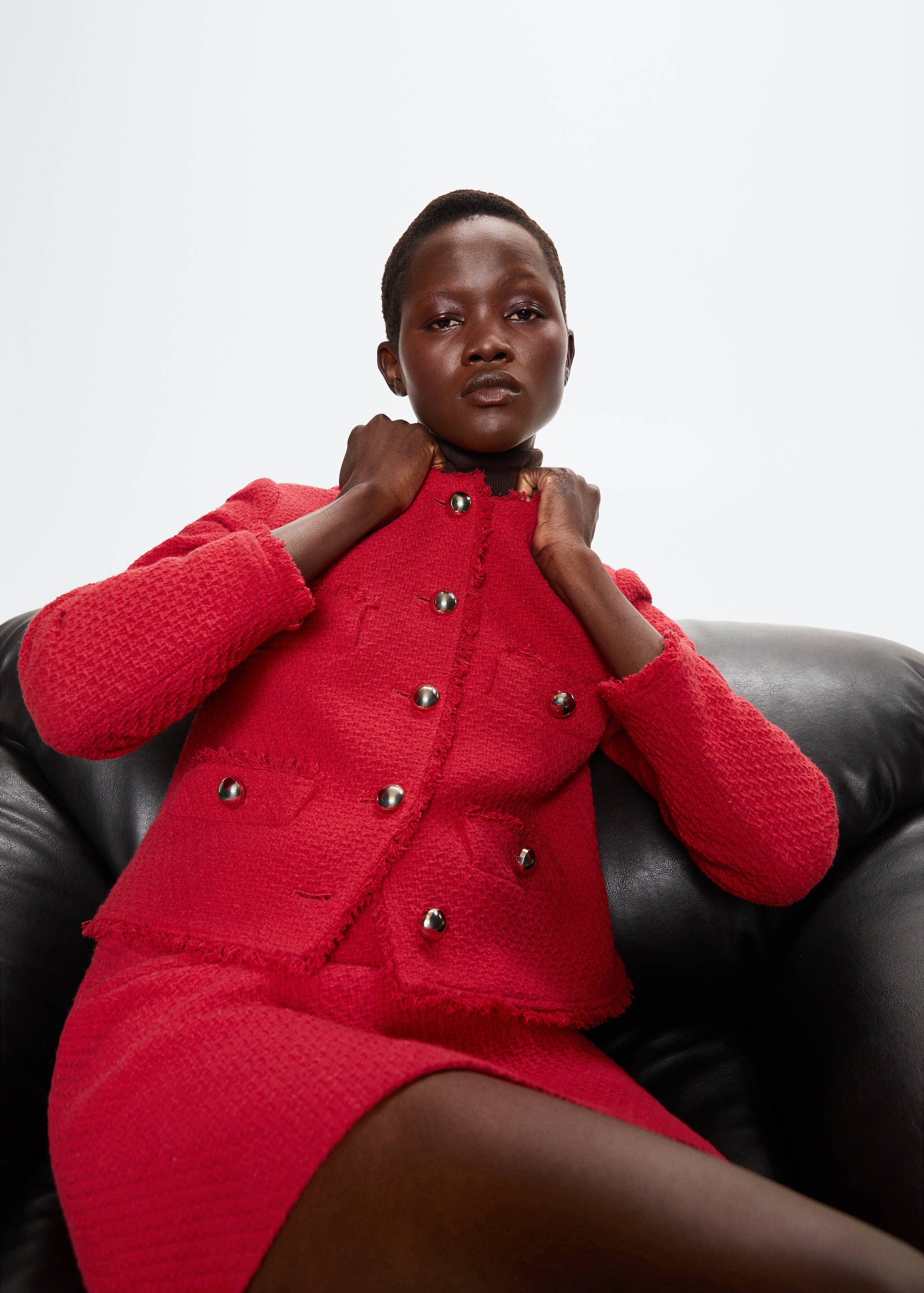 Veste en tweed à poches - Détail de l'article 2