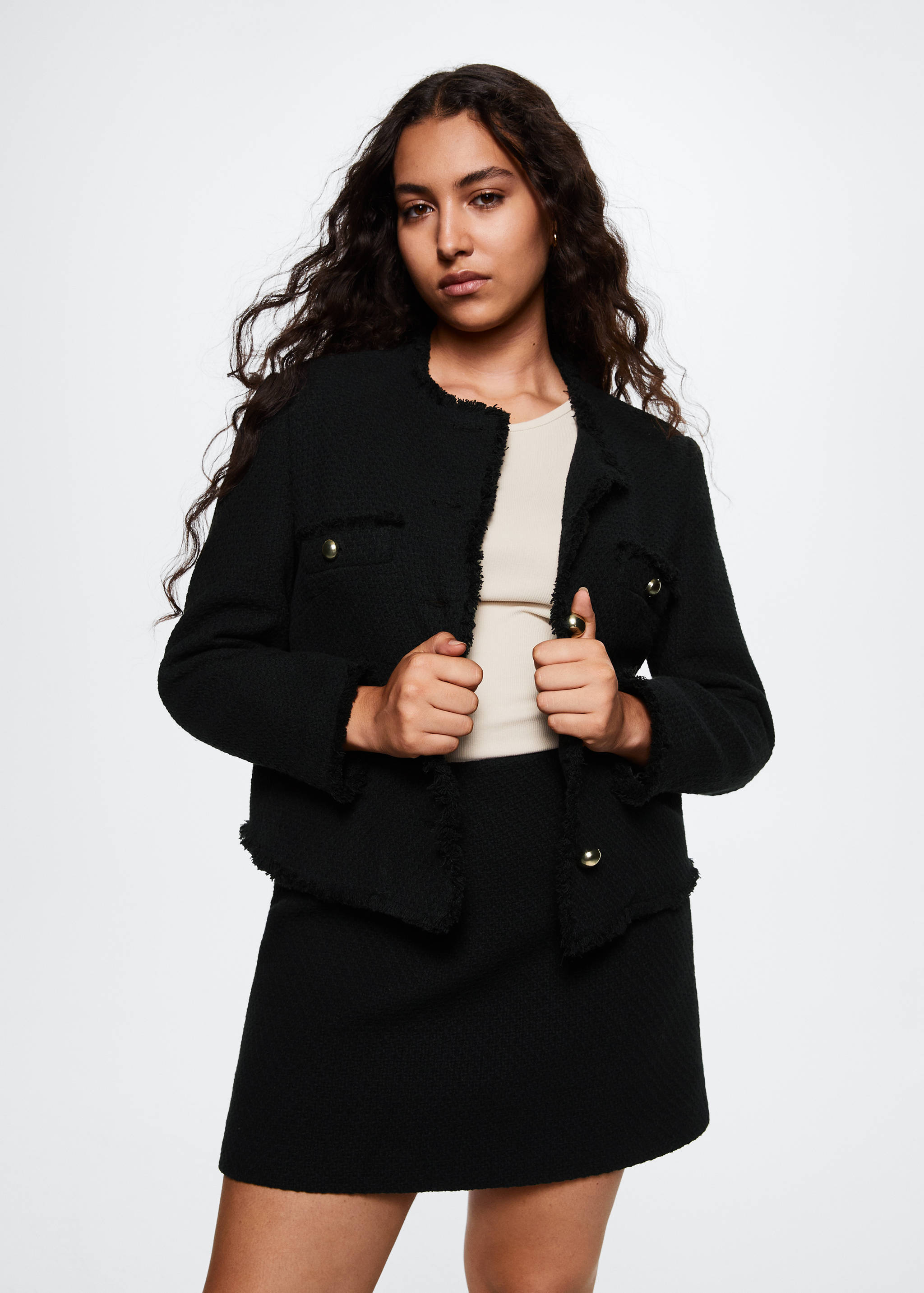 Veste en tweed à poches - Détail de l'article 5