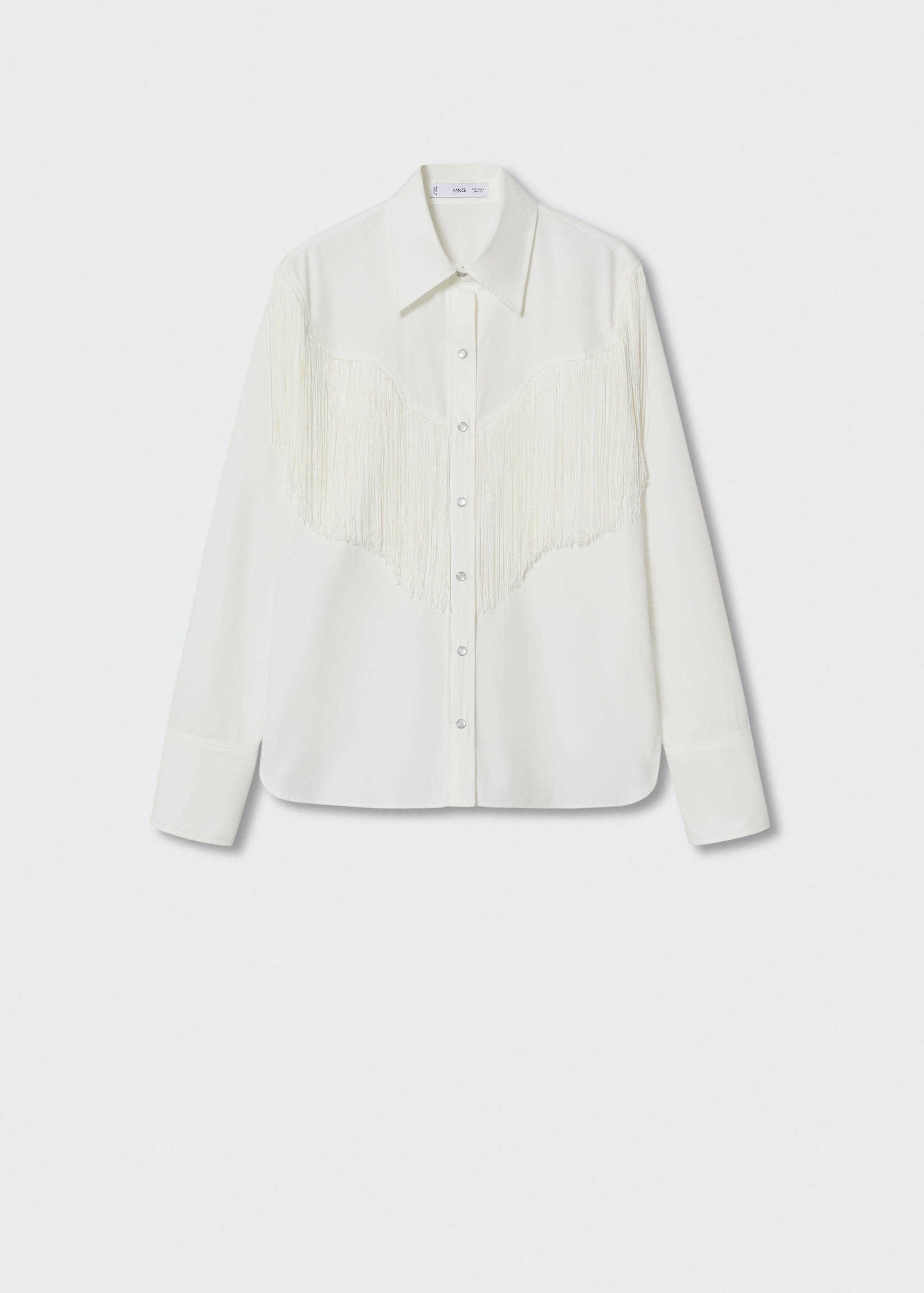 Fringes detail shirt - Article without model