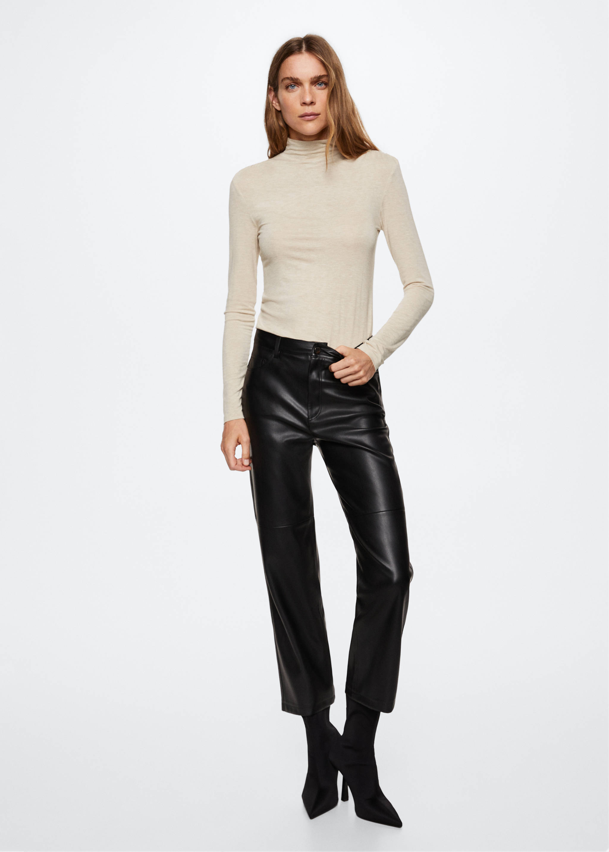 Turtleneck long-sleeved t-shirt - General plane